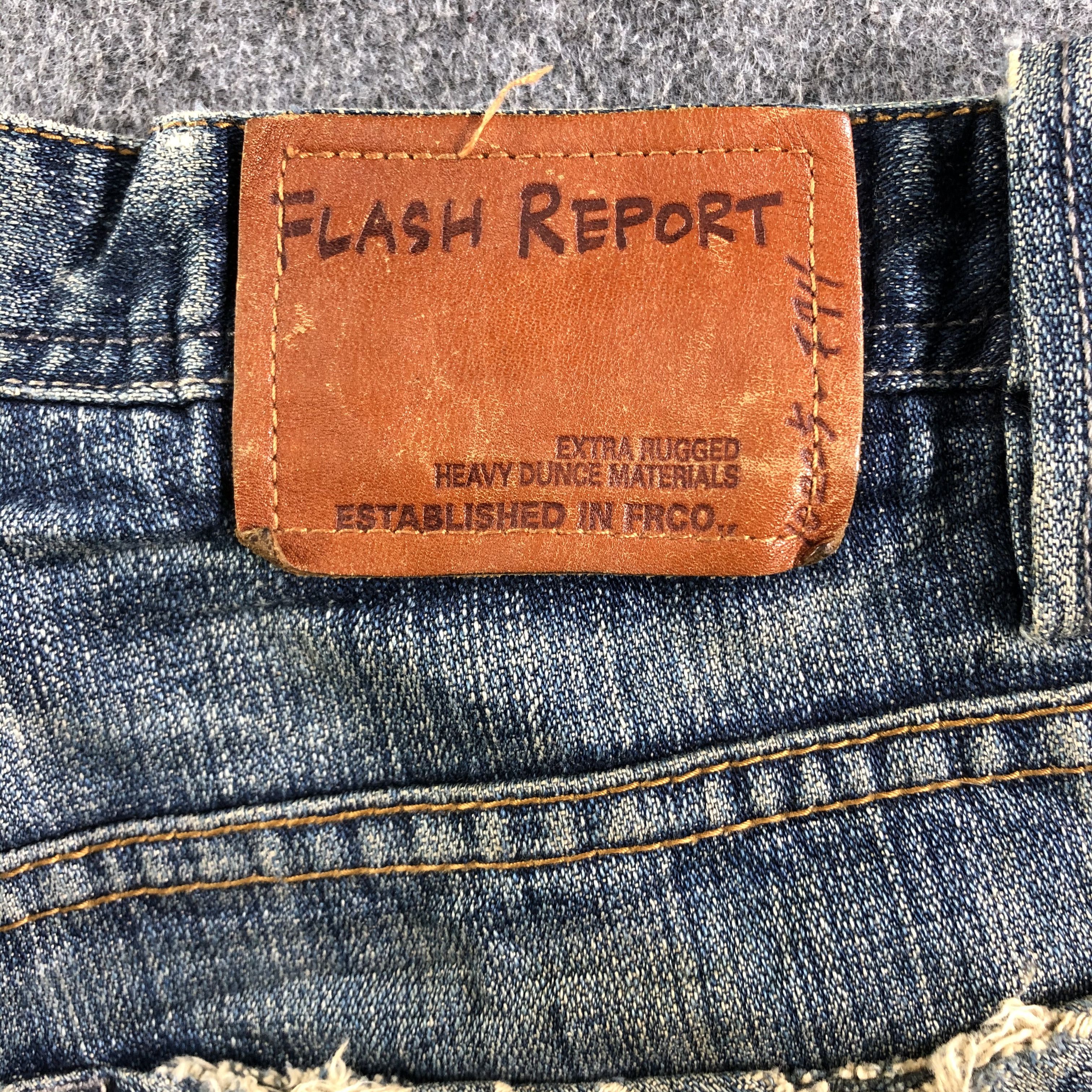 Vintage Vintage Flash Report Jeans-J3878 Size US 35 - 5 Thumbnail