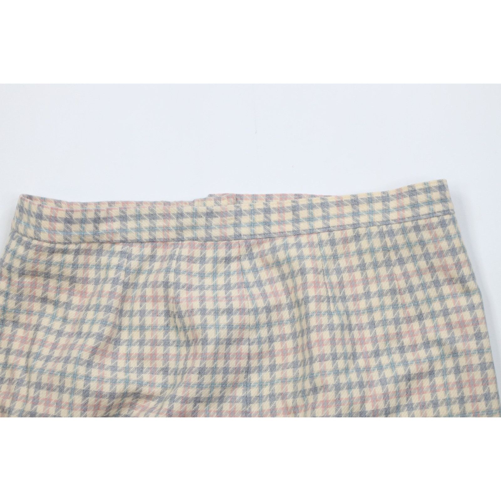Pendleton Vintage 70s Pendleton Virgin Wool Houndstooth Skirt Size 40" / US 18 - 2 Thumbnail