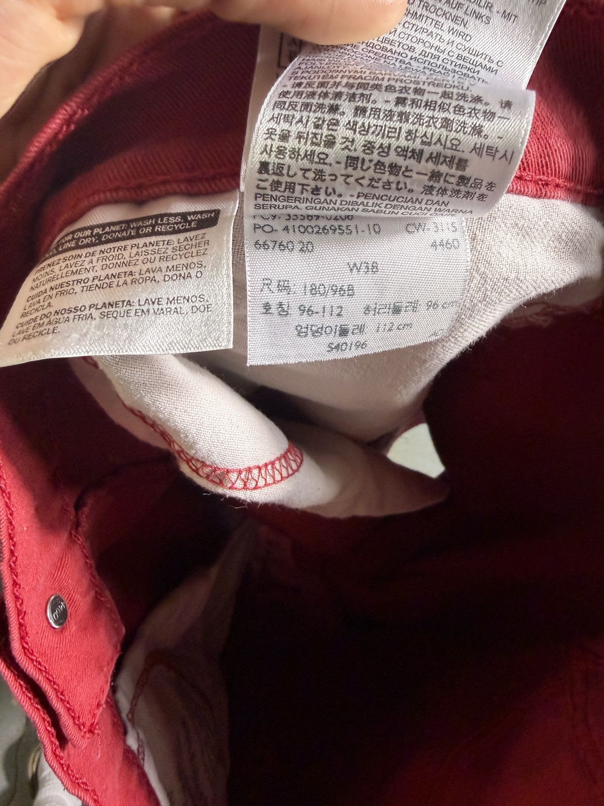 Levi's Red Levi’s Shorts Size US 38 / EU 54 - 4 Thumbnail