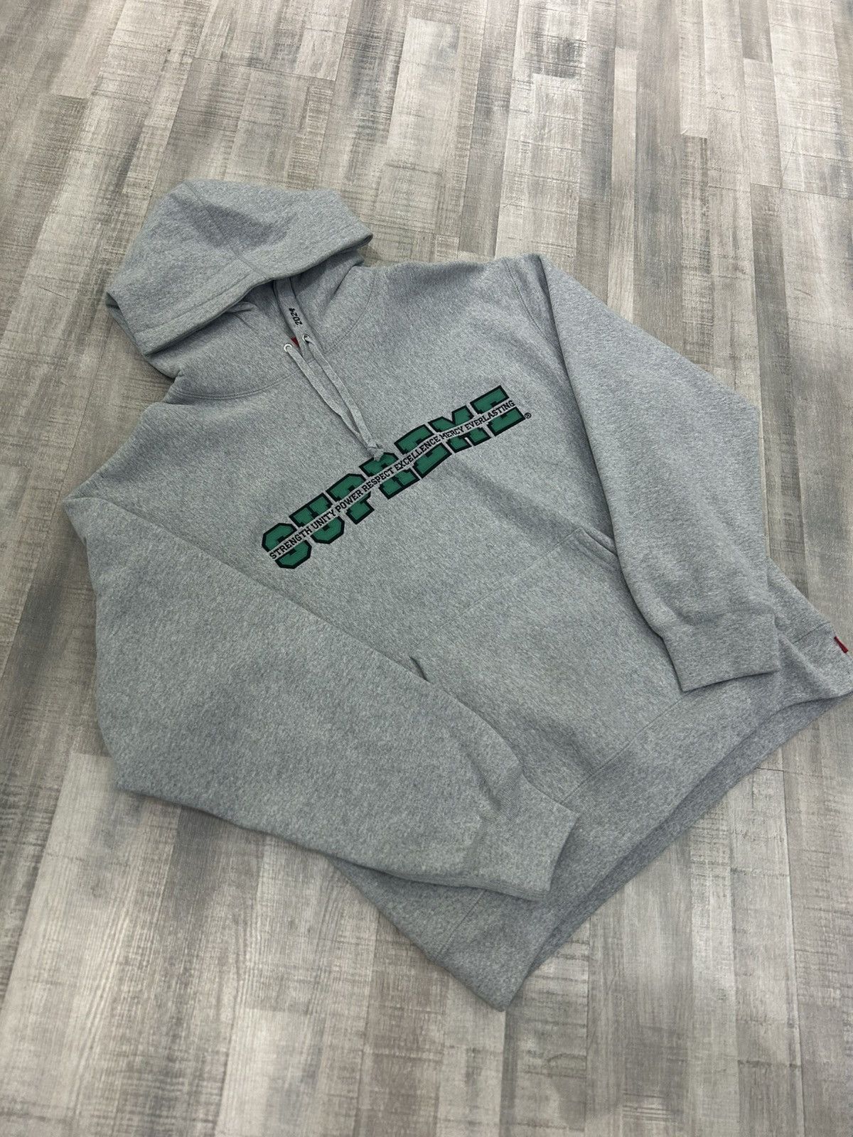 Supreme Supreme Collegiate Acronym Hooded Sweatshirt Size US L / EU 52-54 / 3 - 2 Thumbnail