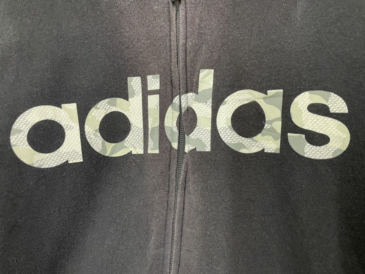 Adidas Adidas hoodie big logo printed sweatshirt Size US S / EU 44-46 / 1 - 5 Thumbnail