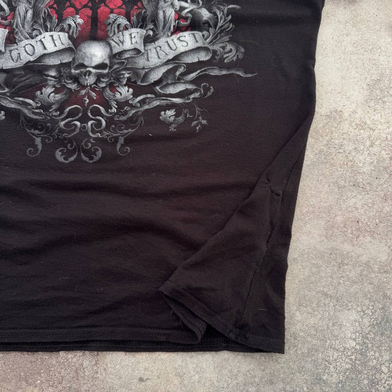 Hysteric Glamour × Vintage Spiral Vintage Gothic Punk T-Shirt Size XL / US 12-14 / IT 48-50 - 6 Thumbnail