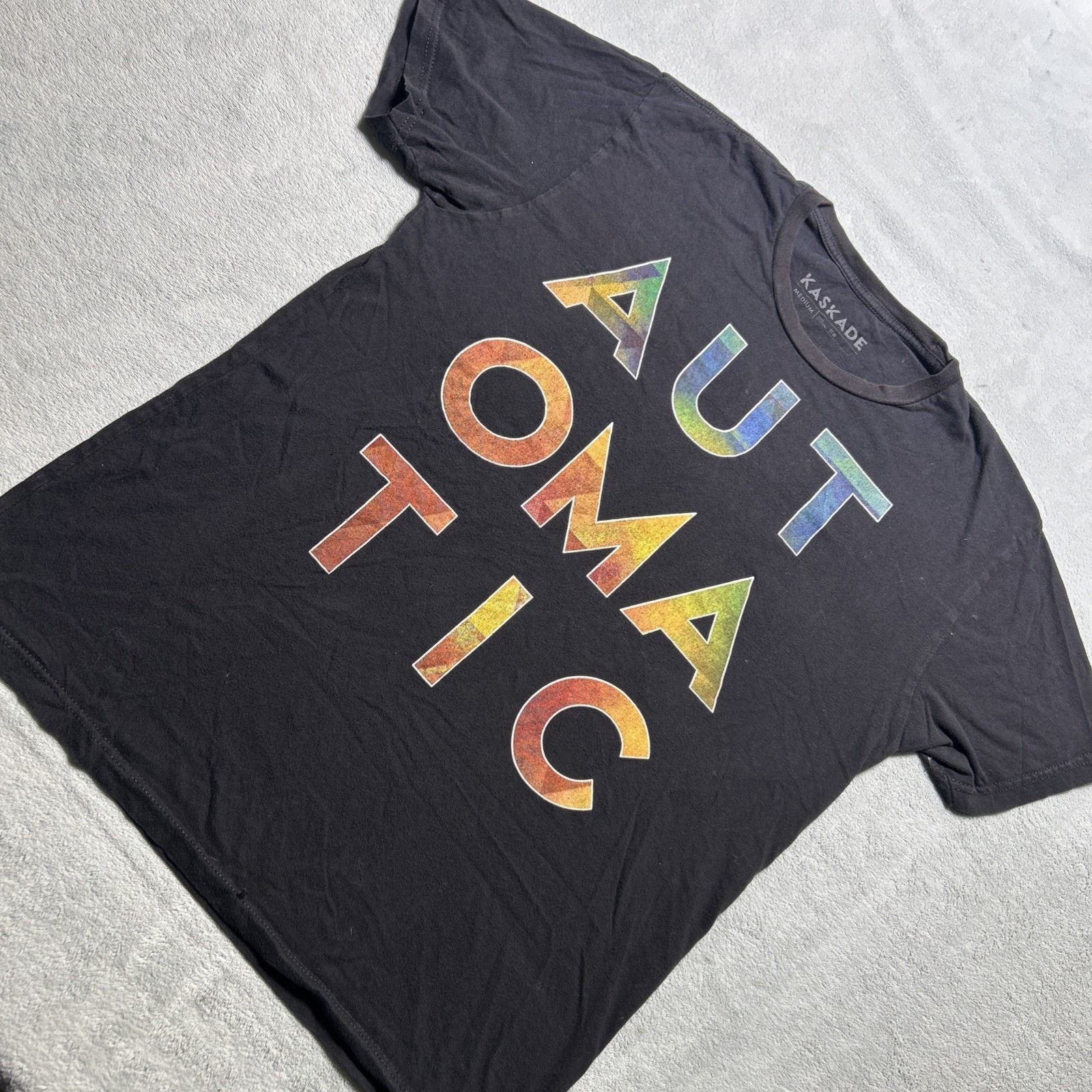 Hanes Kaskade 2015 Automatic Tour Tee Shirt Mens Medium DJ EDM Size US M / EU 48-50 / 2 - 1 Thumbnail