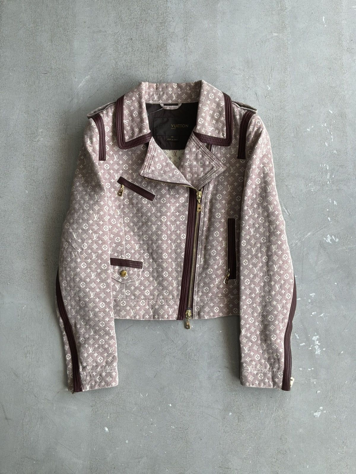 Louis Vuitton Louis Vuitton - Marc Jacobs - Monogram Biker Jacket Size M / US 6-8 / IT 42-44 - 1 Thumbnail