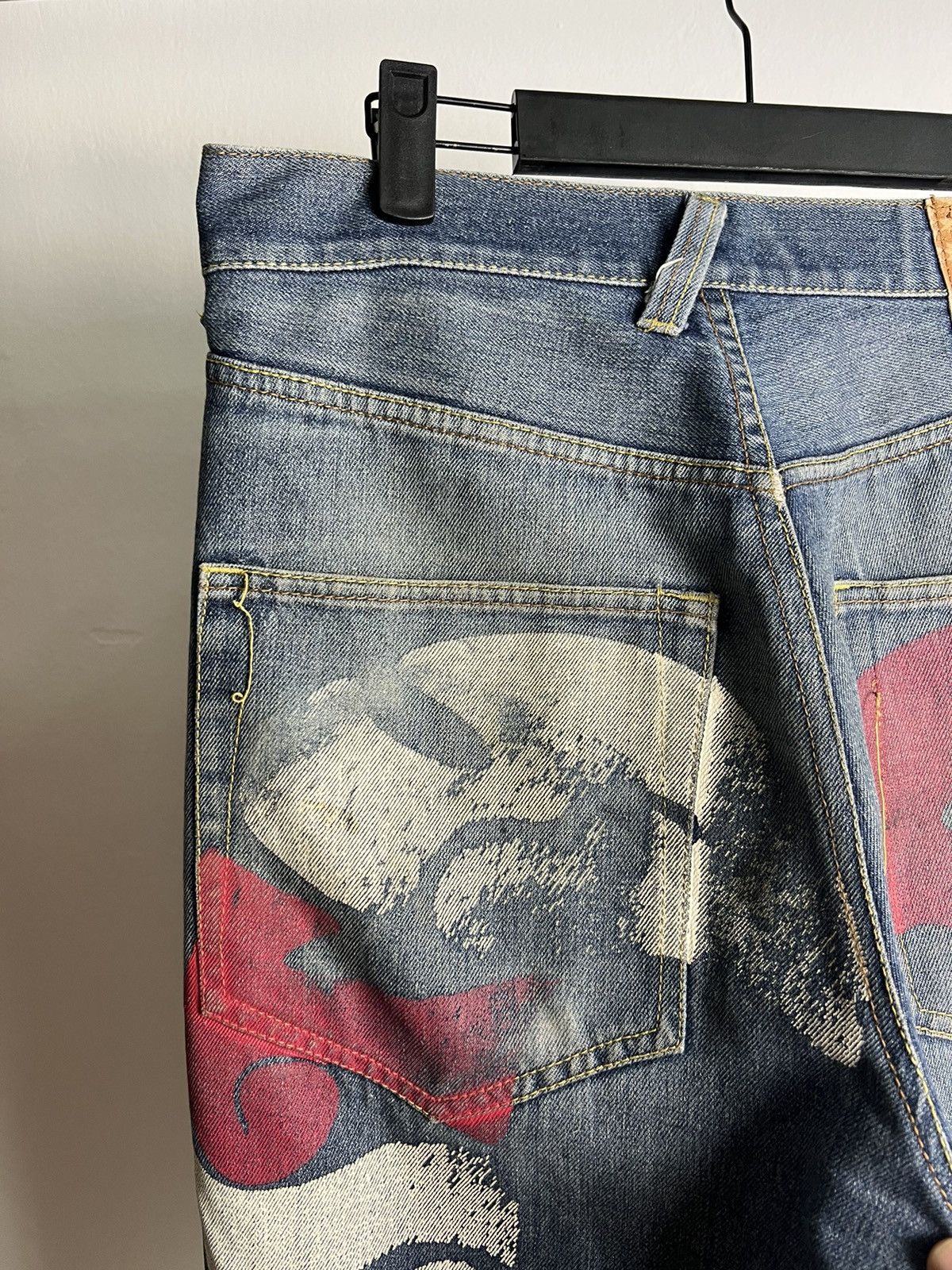 If Six Was Nine × Vintage Vintage Evisu Daicock "Mighty Evisu" Denim Size US 30 / EU 46 - 3 Thumbnail