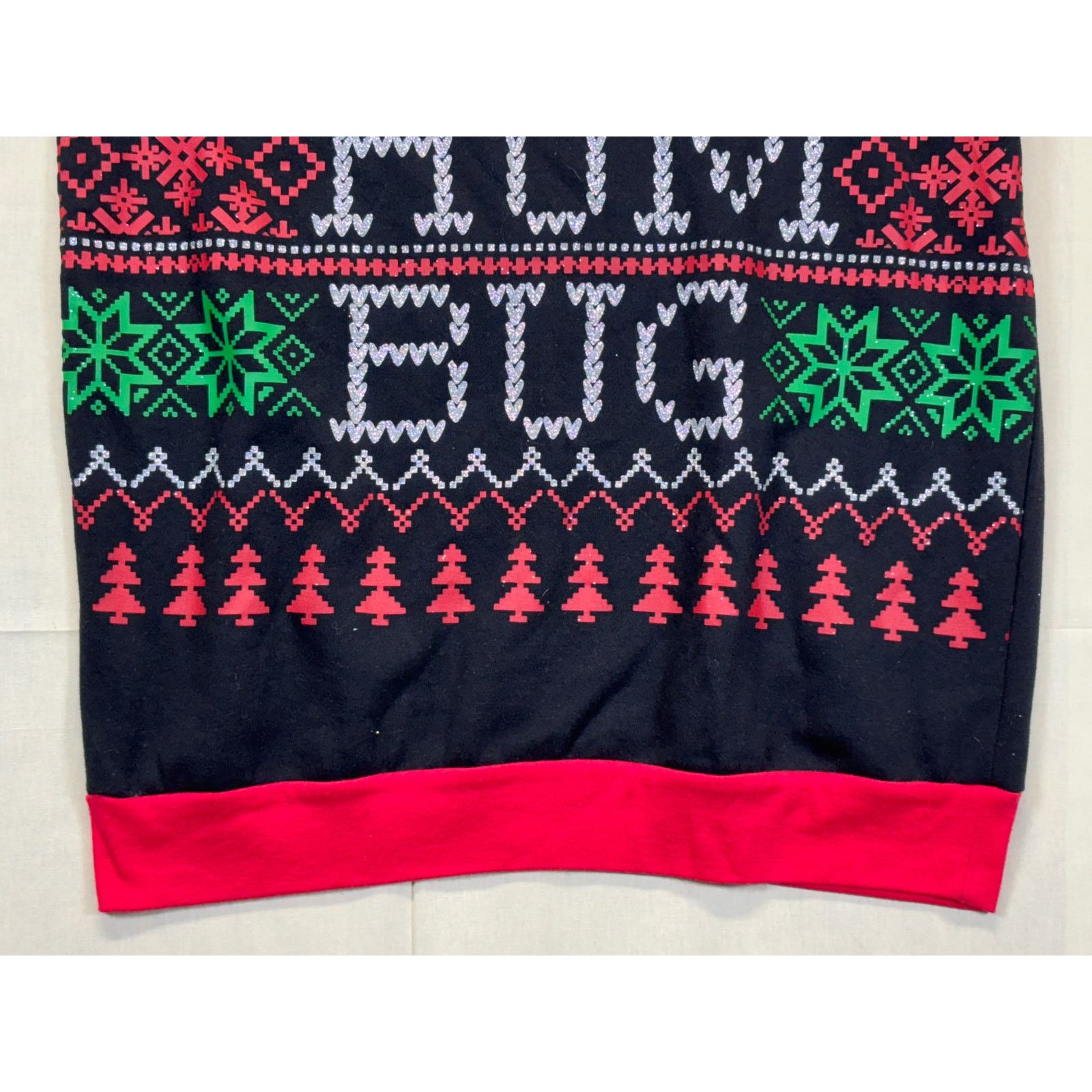 The Unbranded Brand Bah Hum Bug Christmas Sweater Women’s XL Funny Holiday Size XL / US 12-14 / IT 48-50 - 14 Thumbnail