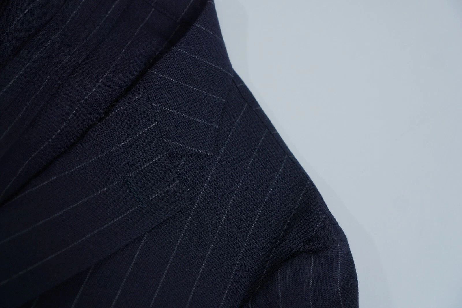 Suitsupply Men Suitsupply Blazer Havana Traveller Navy Blue Wool US40 Size 40R - 4 Thumbnail