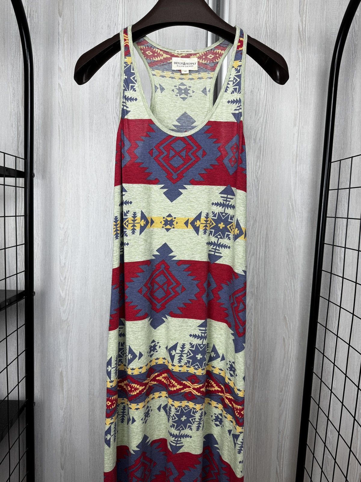 Denim & Supply Ralph Lauren Denim & Supply Ralph Lauren aztec pattern tank maxi dress Size M / US 6-8 / IT 42-44 - 4 Thumbnail