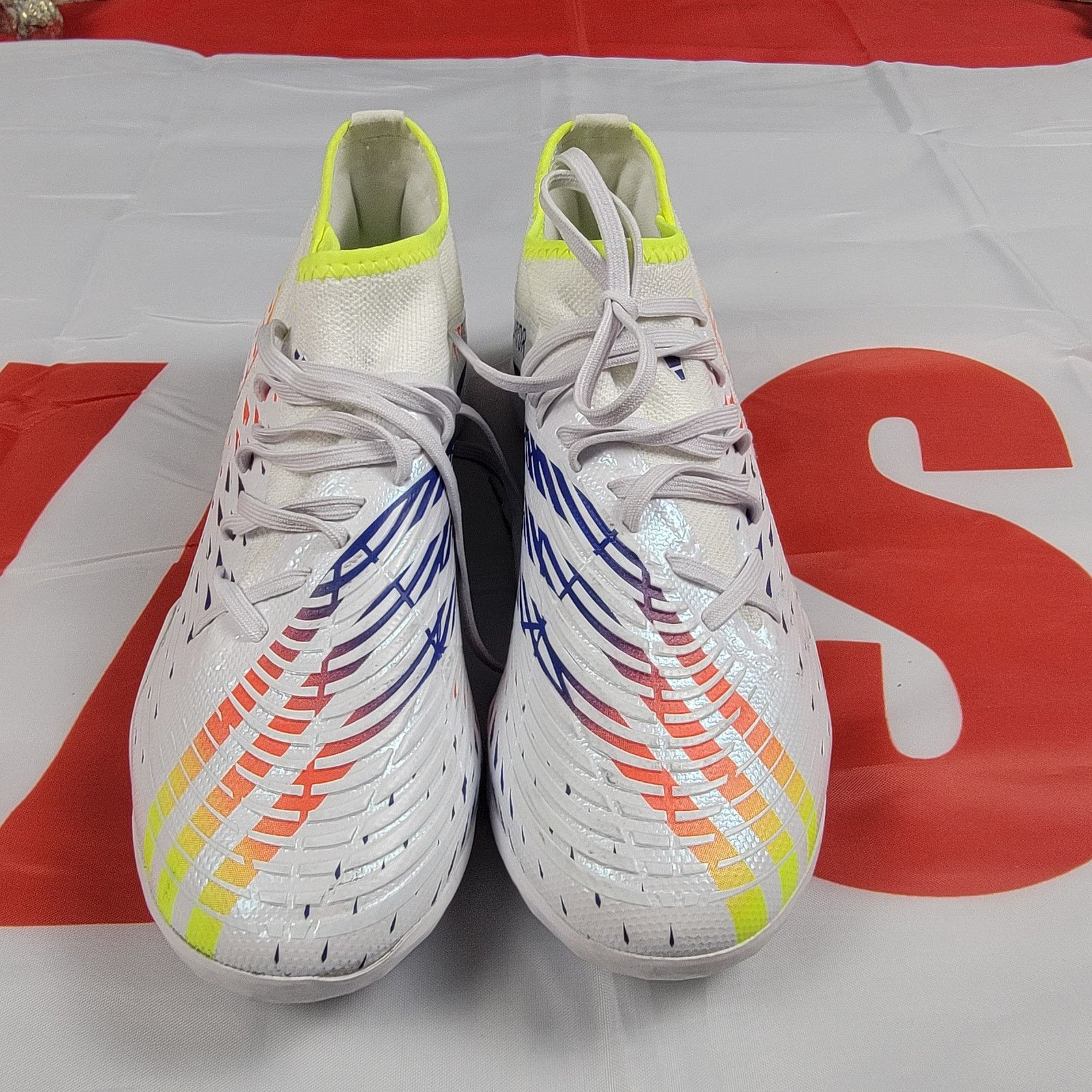 Adidas Adidas Predator Edge.3 TF 'Al Rihla Pack -White' Sz 8.5 (81) Size US 8.5 / EU 41-42 - 4 Thumbnail