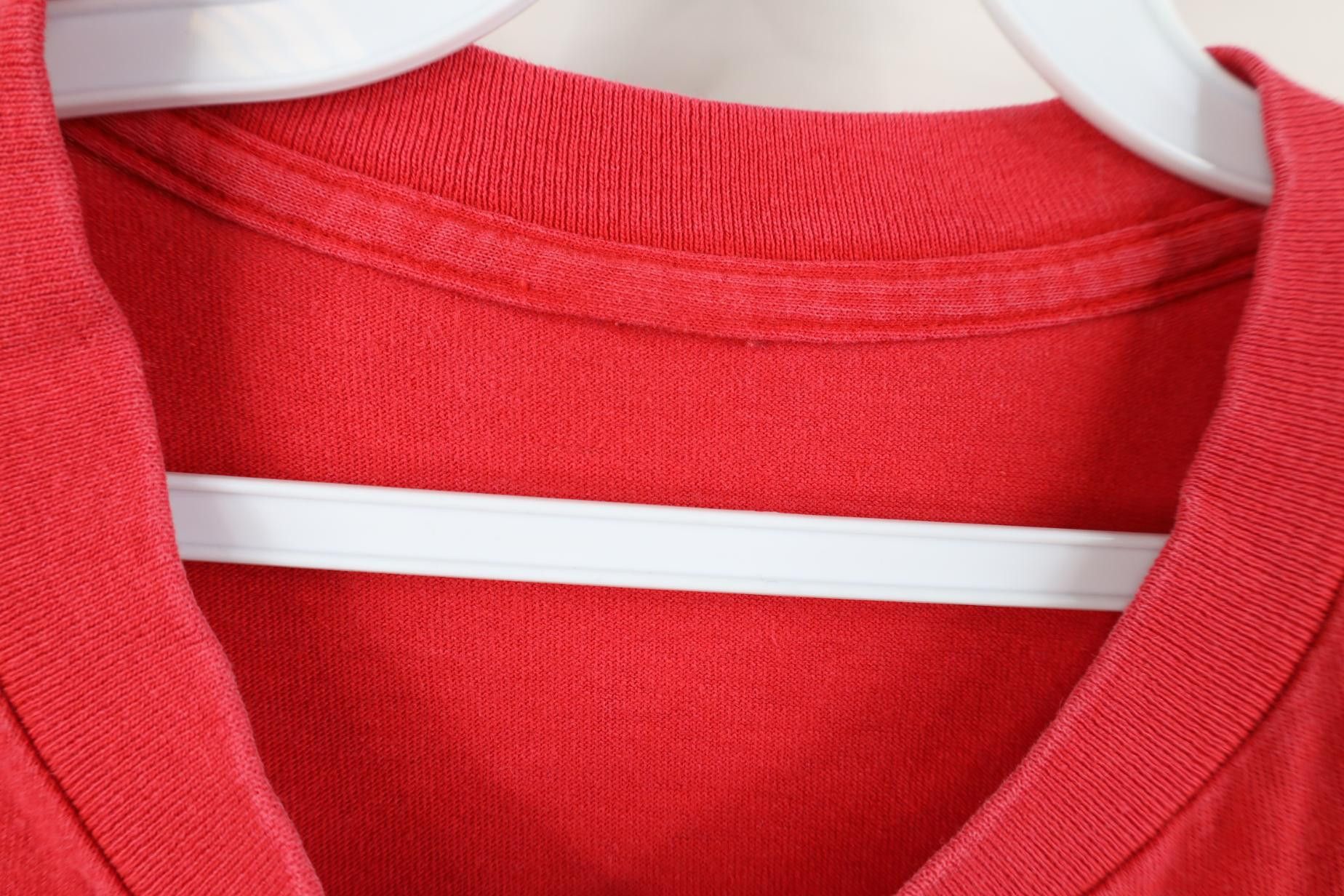 Vintage Vintage 90s Spell The Ohio State University T-Shirt Red USA Size US XL / EU 56 / 4 - 9 Thumbnail