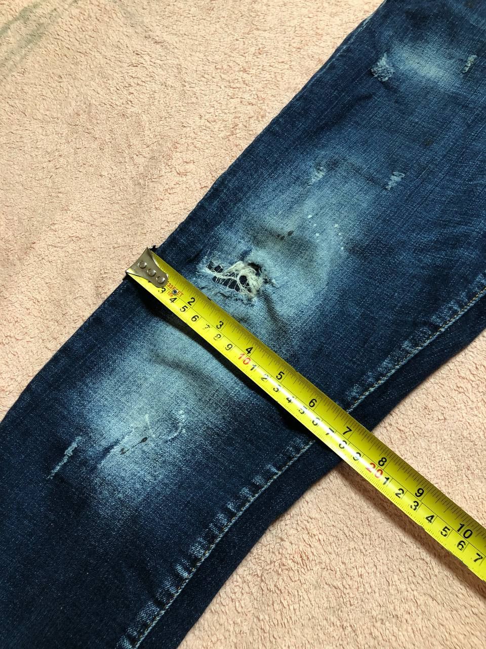 Dsquared2 DSQUARED2 blue jeans crazy Y2K logo made in Italy Size US 32 / EU 48 - 15 Thumbnail