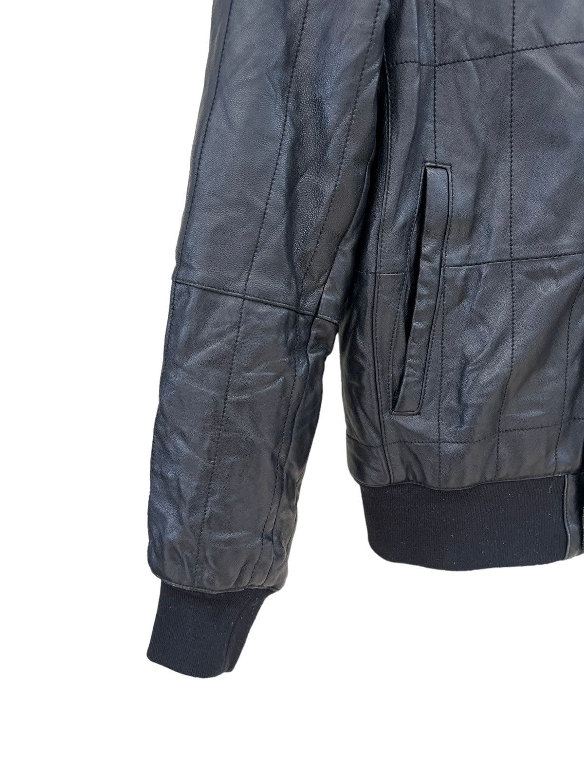 John Varvatos FA/14 John Varvatos Black Sheep Skin Leather Jacket Hoodie Size US S / EU 44-46 / 1 - 9 Thumbnail