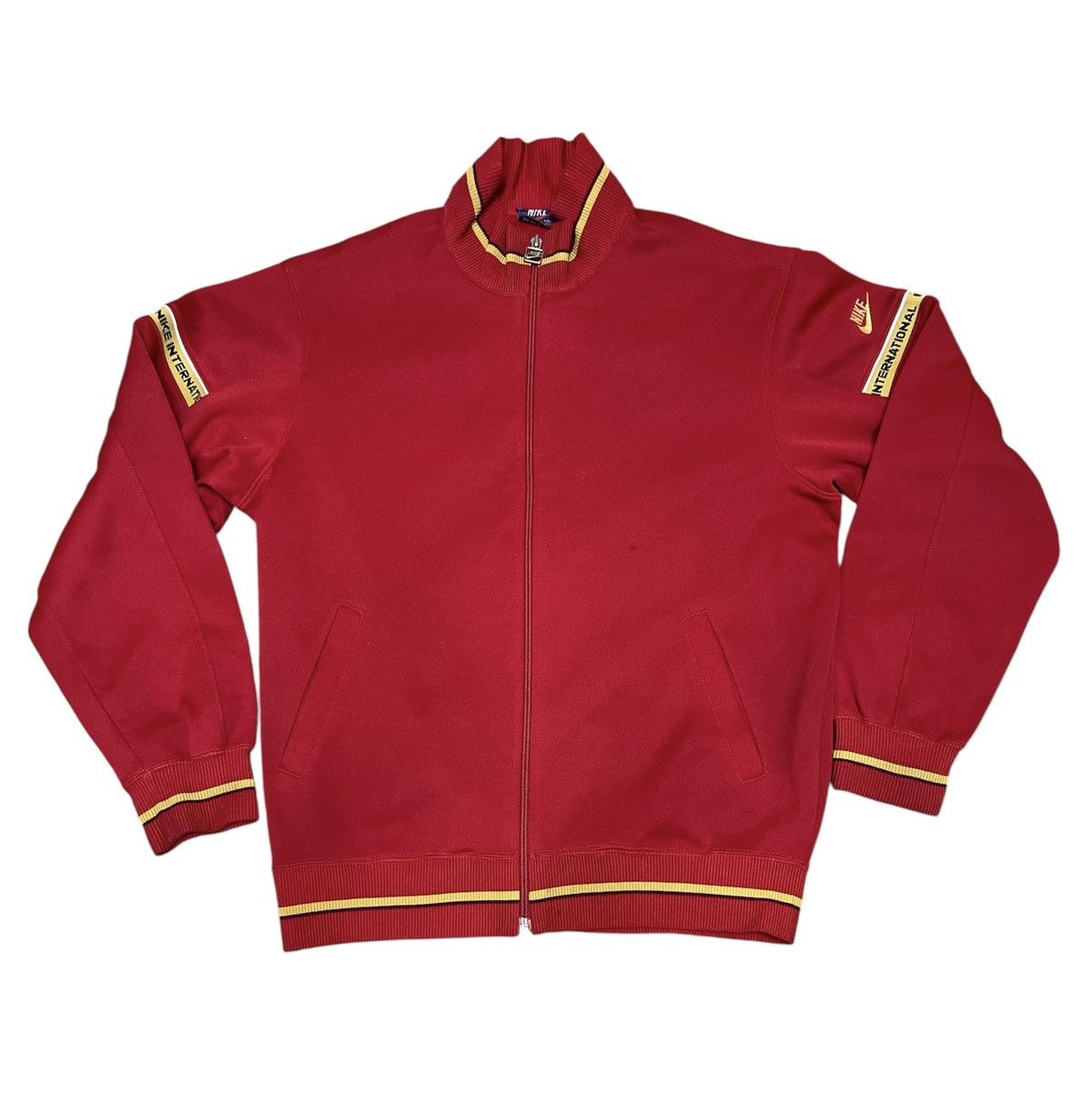 Nike Vtg Nike Sweat Jacket Size US L / EU 52-54 / 3 - 1 Thumbnail
