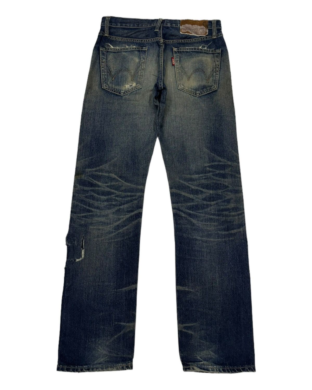 Kapital Edwin Exclusive Vintage Made in Japan Mud Wash Distress Jean Size US 30 / EU 46 - 6 Thumbnail