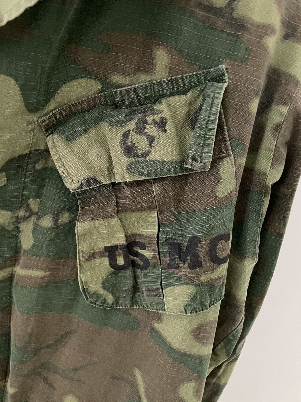 Japanese Brand × Vintage vintage military camo long jacket Size US M / EU 48-50 / 2 - 2 Thumbnail