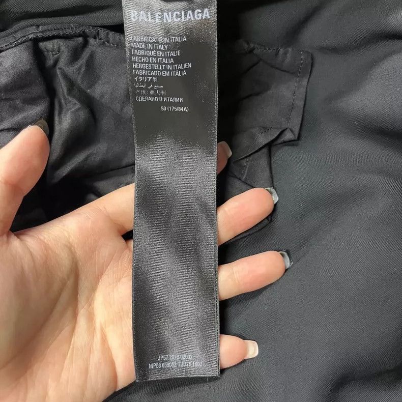 Black Pleated StraightLeg Pants Size 50-2505