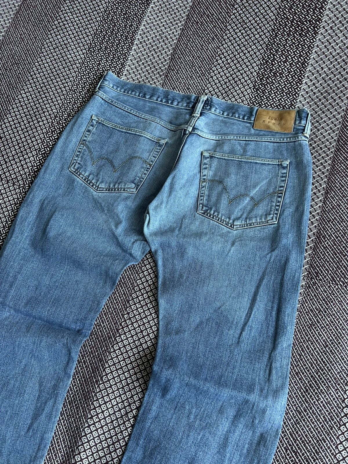 Edwin Vintage Edwin Regular Tapered Japanese Denim Faded Size 36 Size US 36 / EU 52 - 4 Thumbnail