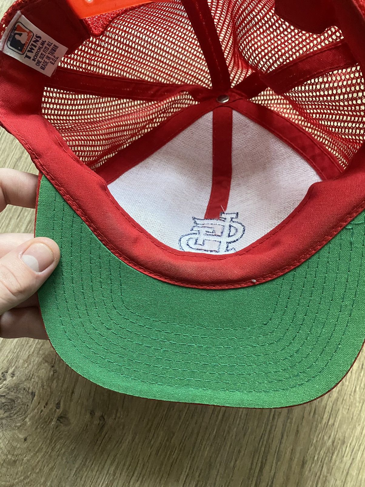 MLB × Sports Specialties × Vintage VTG 80’s St Louis Cardinals twins BOSTON Snapback Cap Size ONE SIZE - 4 Thumbnail