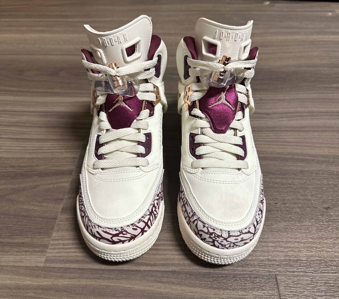 Jordan Brand × Nike Jordan Spizike Bordeaux Size US 5 / EU 37 - 4 Thumbnail