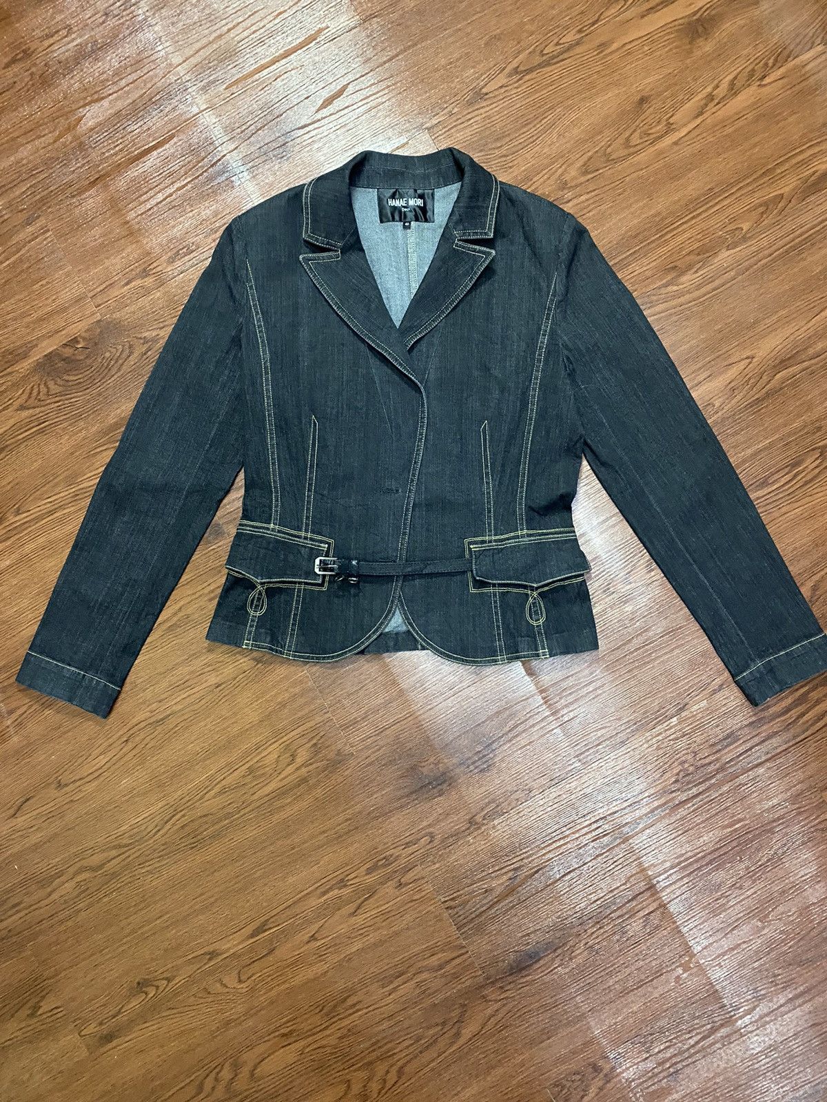 Comme des Garcons Homme Deux Hanae Mori Casual Denim Outwear Size S / US 4 / IT 40 - 1 Thumbnail