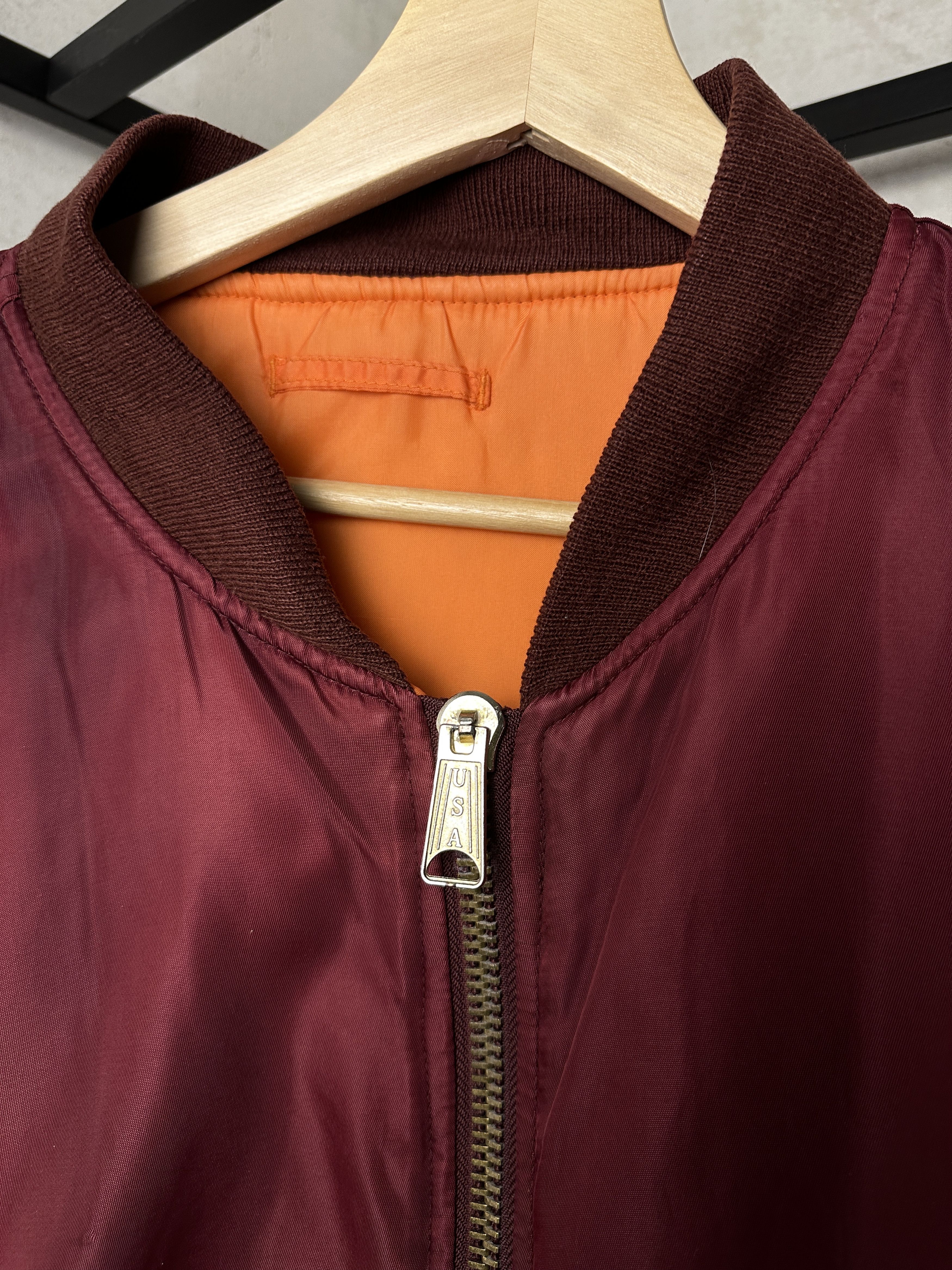 Vintage MA1 Reversible Bomber Jacket Size US XL / EU 56 / 4 - 7 Thumbnail