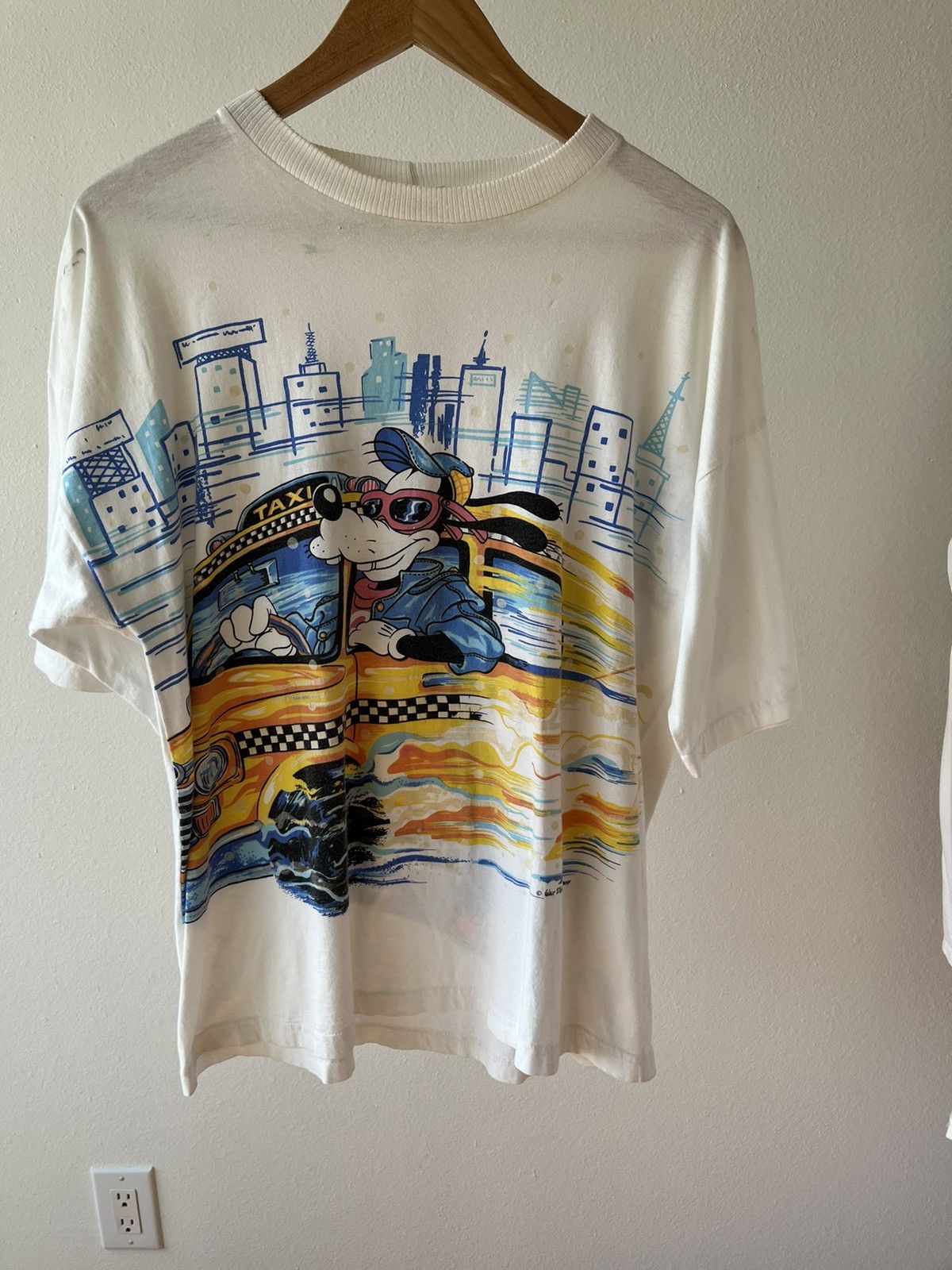 Vintage Goofy Taxi Driver New York Single Stitch Size US L / EU 52-54 / 3 - 9 Thumbnail