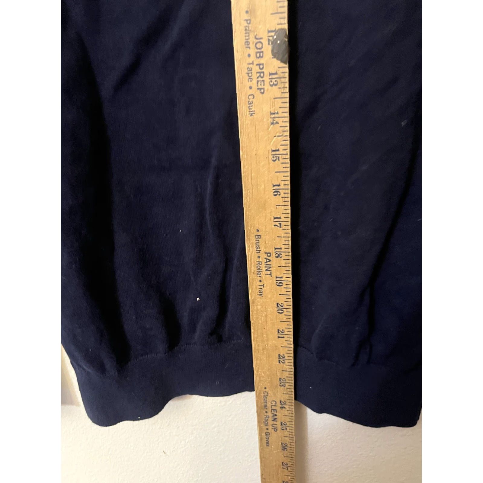 Nautica Nautica Mens Sweater Small Navy Blue Long Sleeve Crew Neck Cotton Logo Pullover Classic Size US S / EU 44-46 / 1 - 4 Thumbnail