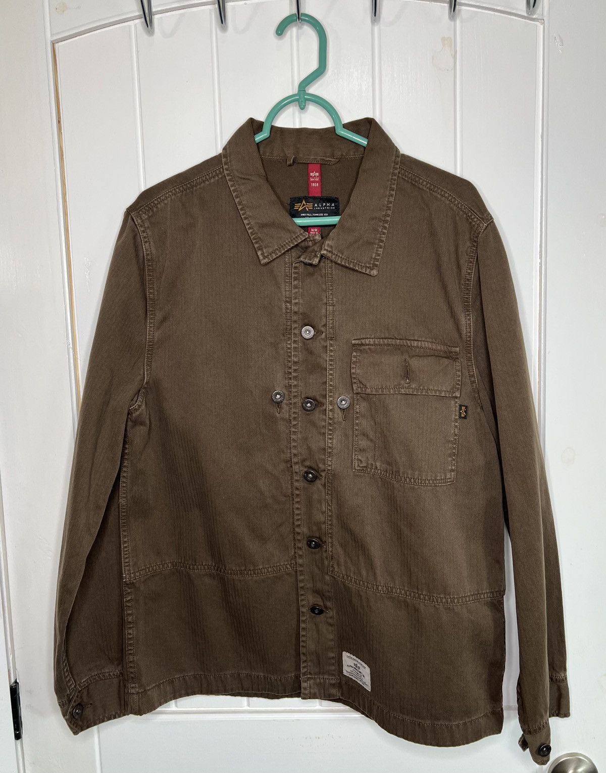 Alpha Industries ALPHA INDUSTRIES P44 Mod Shirt Jacket Size Medium Size US M / EU 48-50 / 2 - 1 Thumbnail