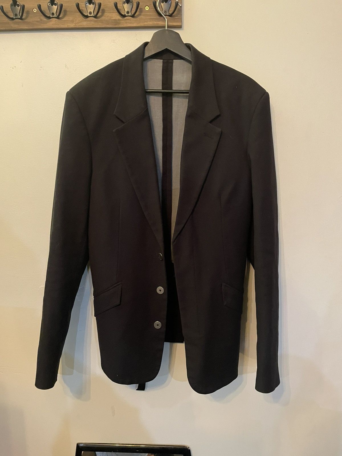 Dion Lee Dion Lee Cinch-Back Blazer in Black Size 38R - 1 Thumbnail