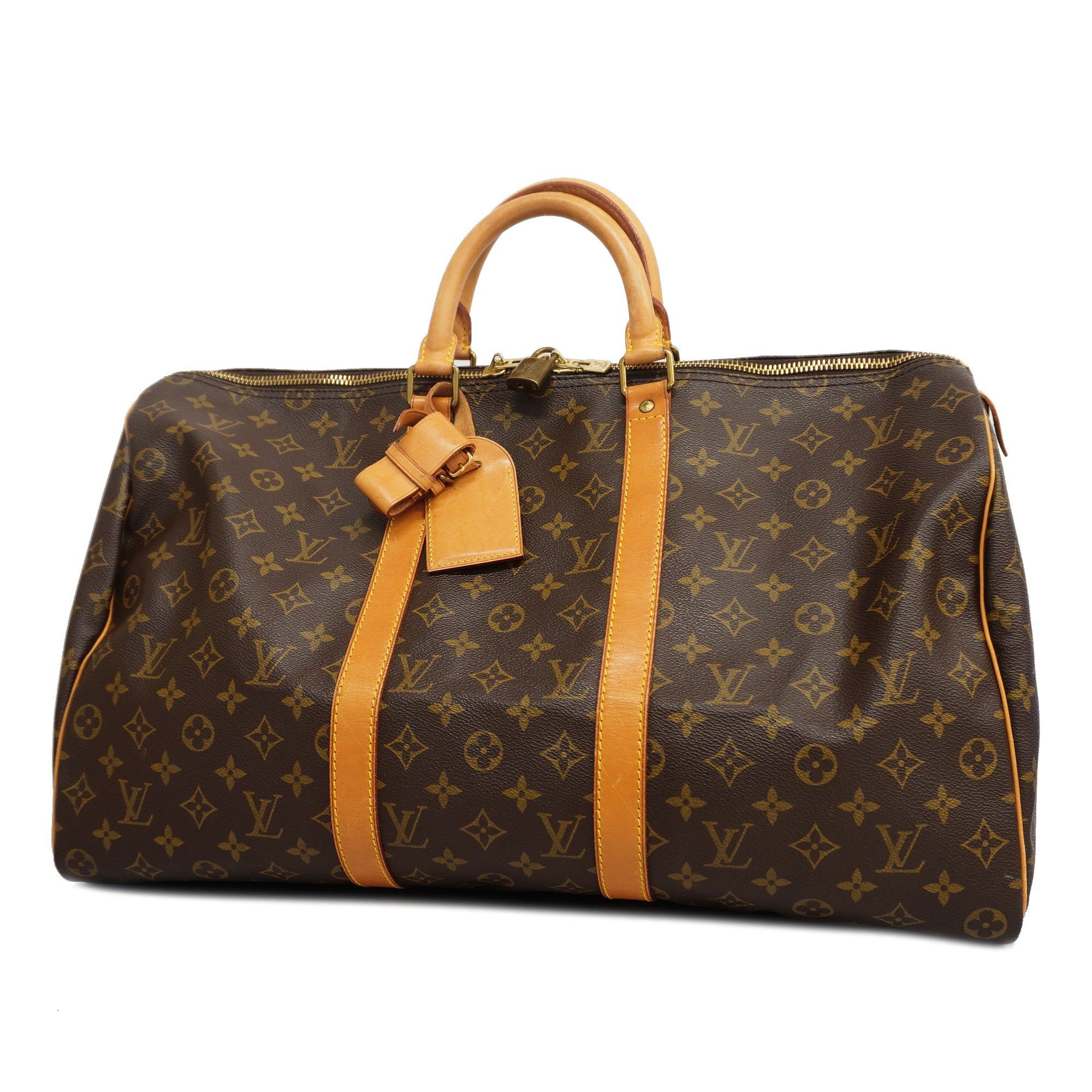 Auth Louis Vuitton Monogram Keepall 50 M41426 Men,Women,Unisex Boston Bag