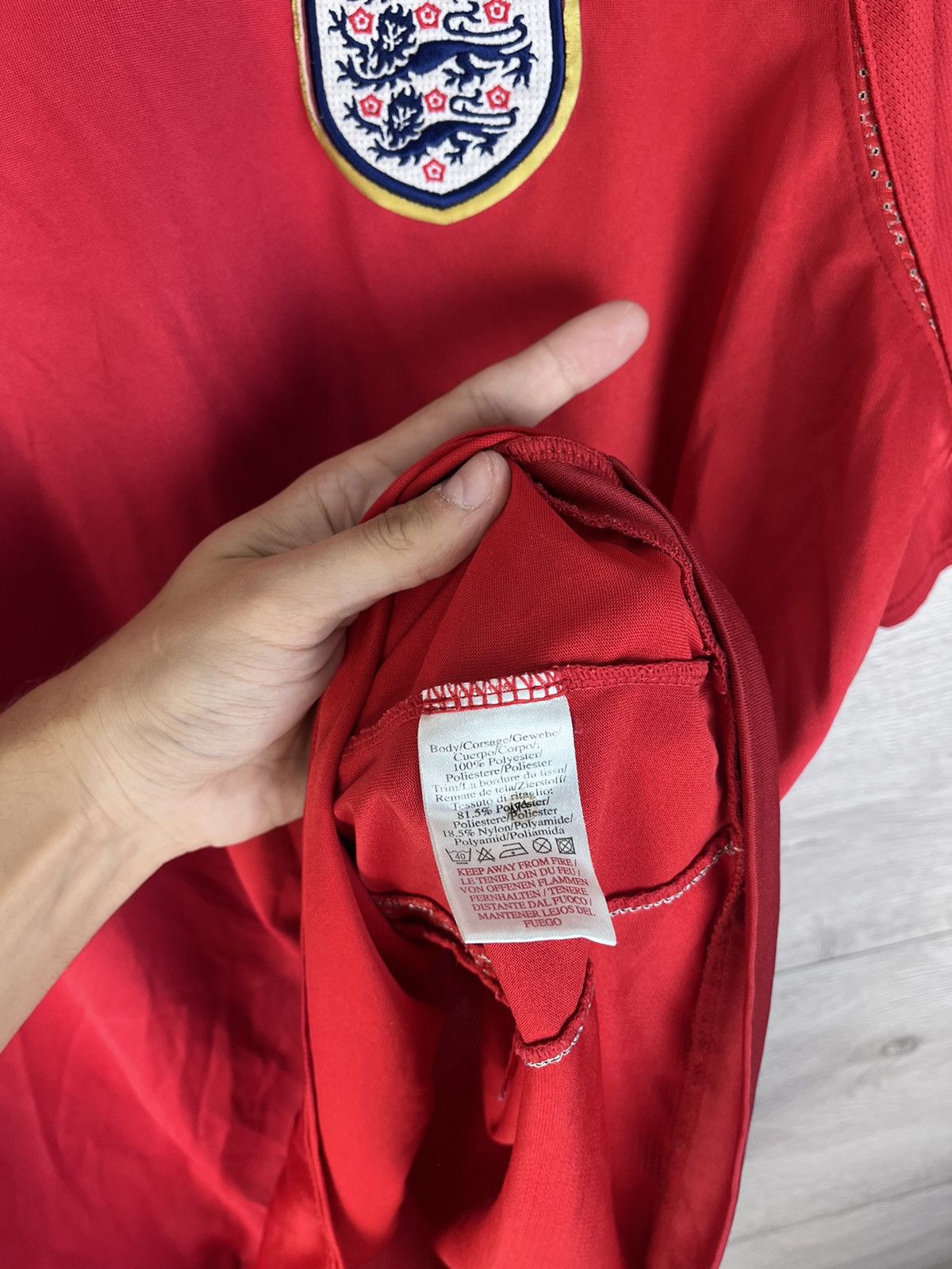 Umbro Vintage mens soccer jerseys Umbro England Size US XL / EU 56 / 4 - 8 Thumbnail