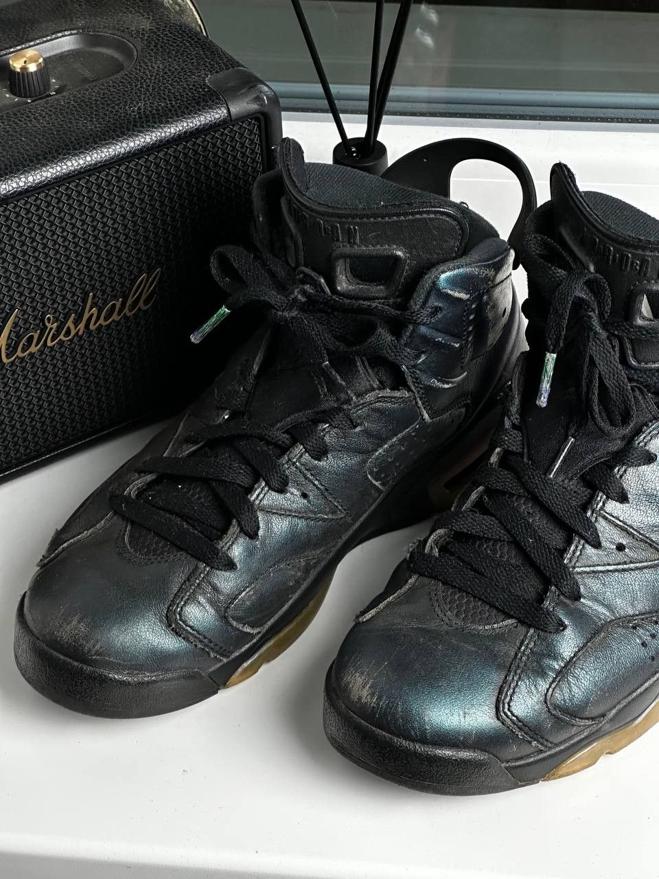 Jordan Brand × Nike Nike Air Jordan 6 Chameleon Black Size 7.5 Size US 7.5 / EU 40-41 - 5 Thumbnail