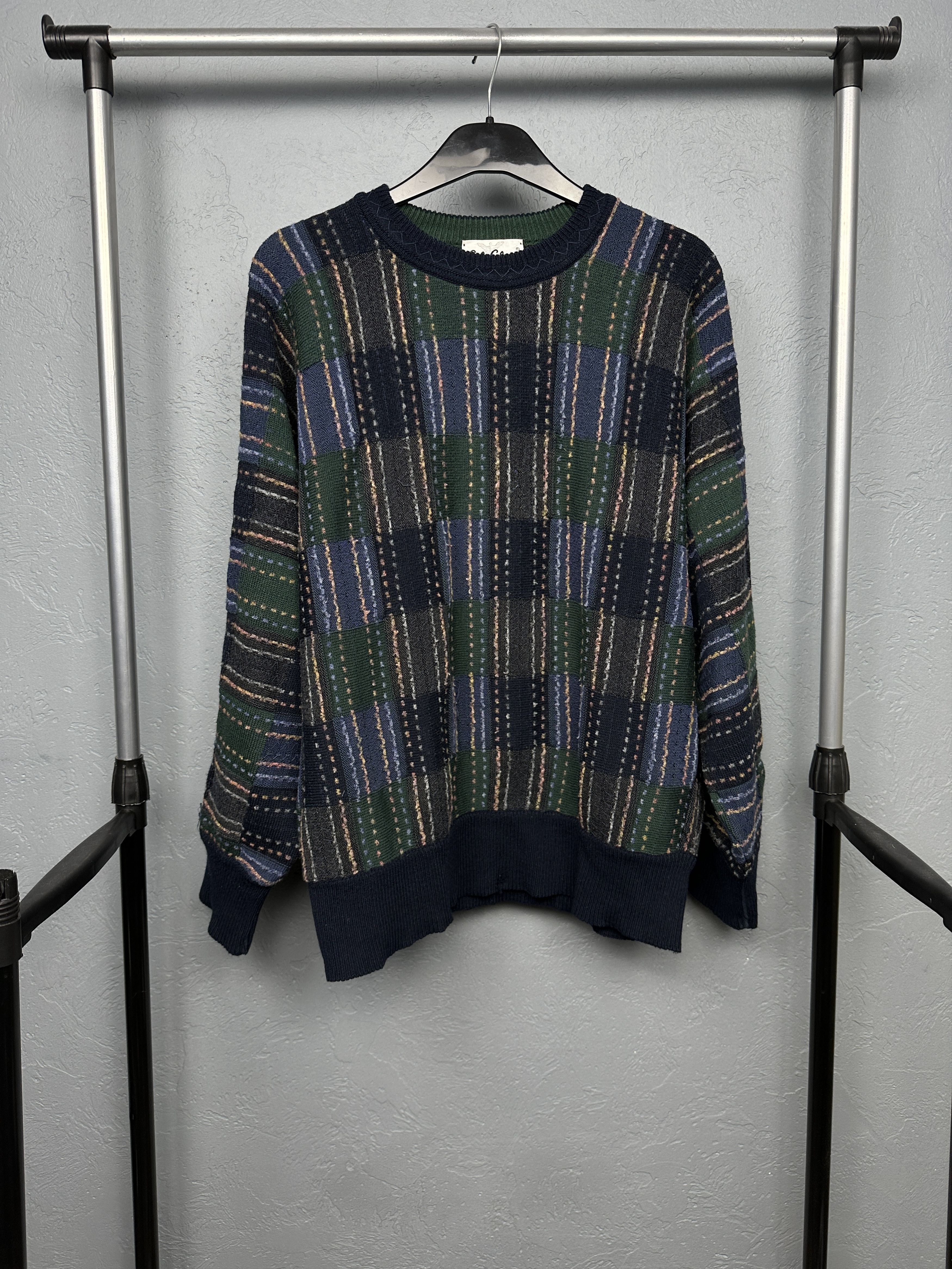 Carlo Colucci Carlo Colucci Vintage Mens Knit Sweater Coogi style Size US M / EU 48-50 / 2 - 1 Thumbnail