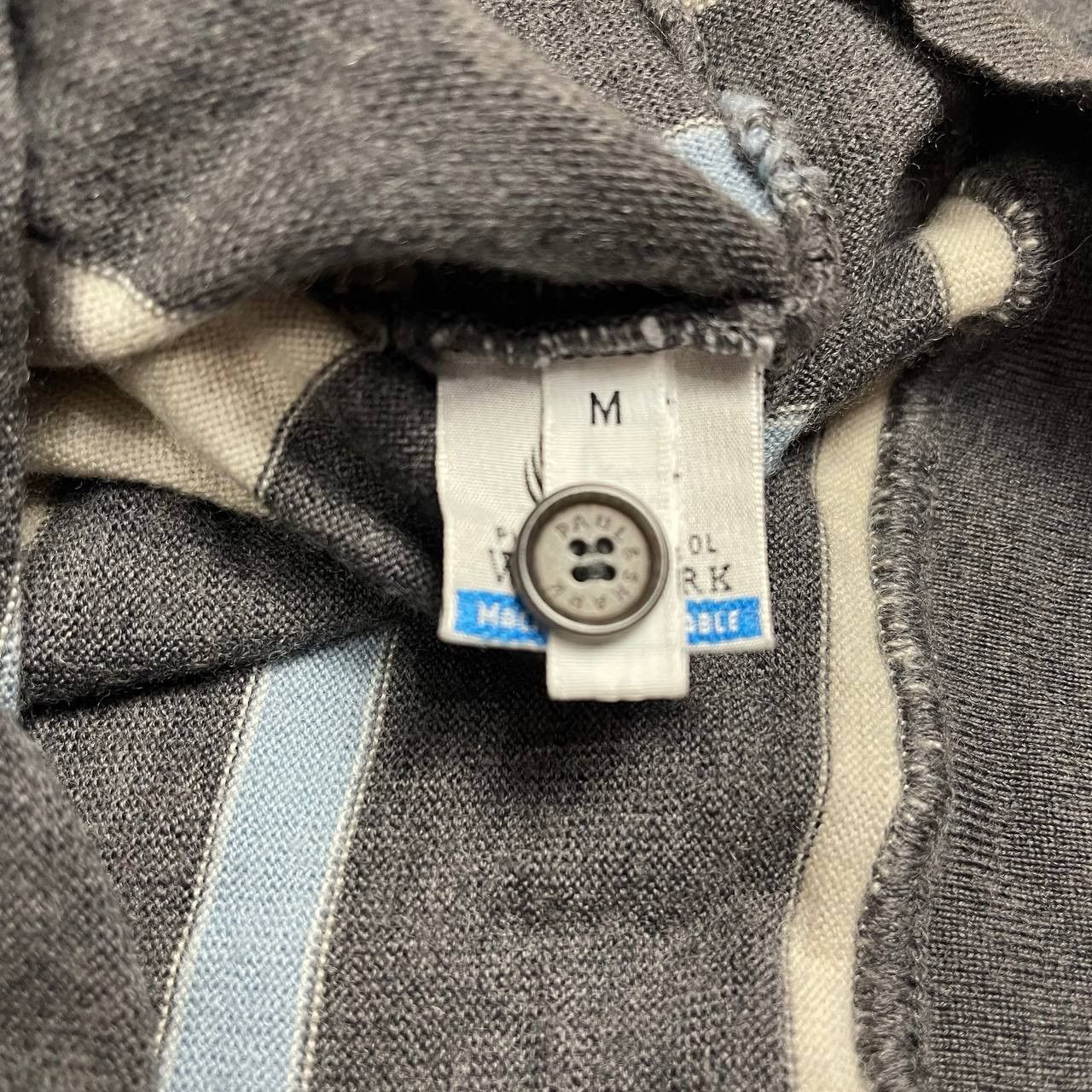 Paul & Shark PAUL & SHARK 100% Wool Striped Sweater Rugby Shirt Size US M / EU 48-50 / 2 - 8 Thumbnail