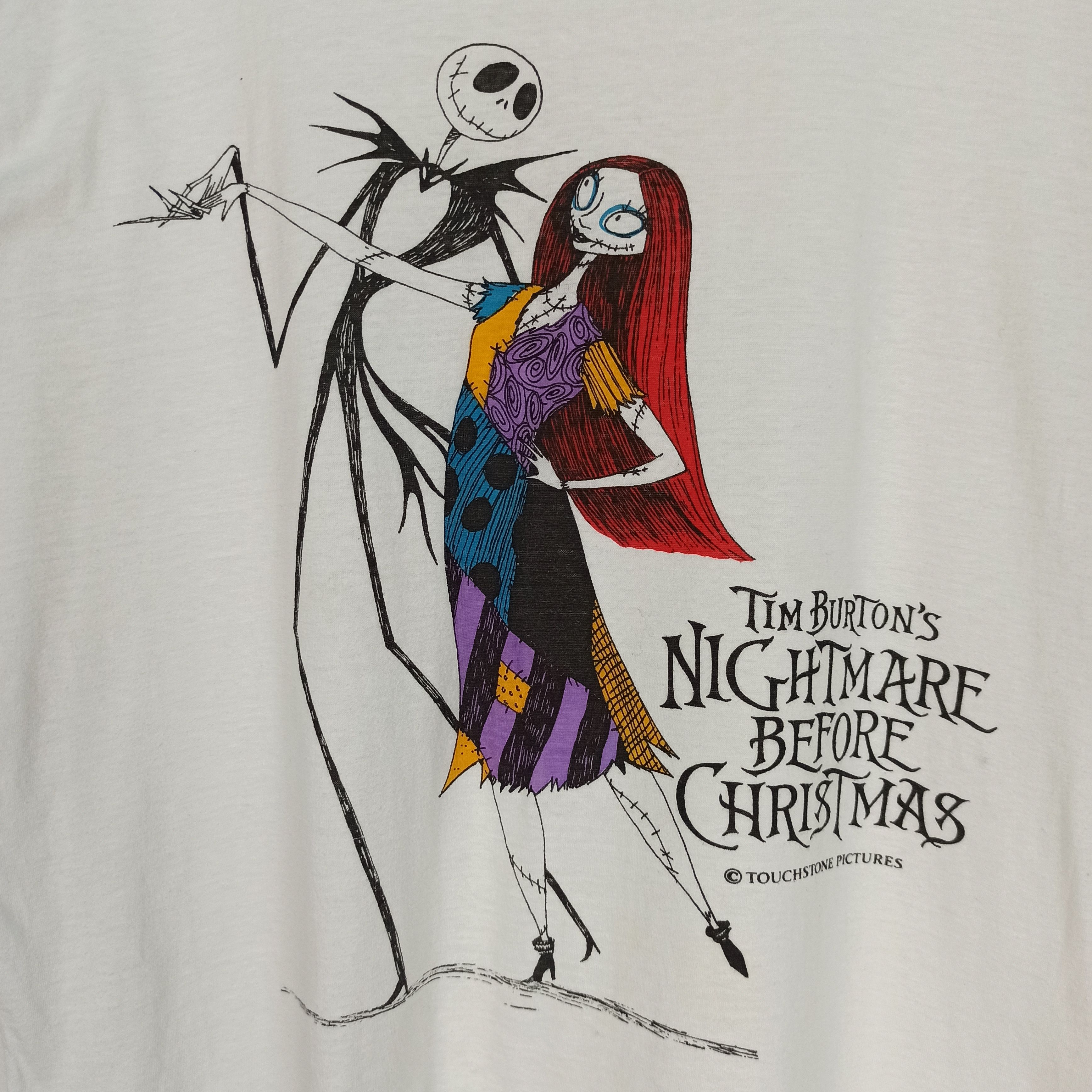 Japanese Brand Vintage Asia SEGA Tim Burton's Nightmare Before Christmas Size US L / EU 52-54 / 3 - 2 Thumbnail