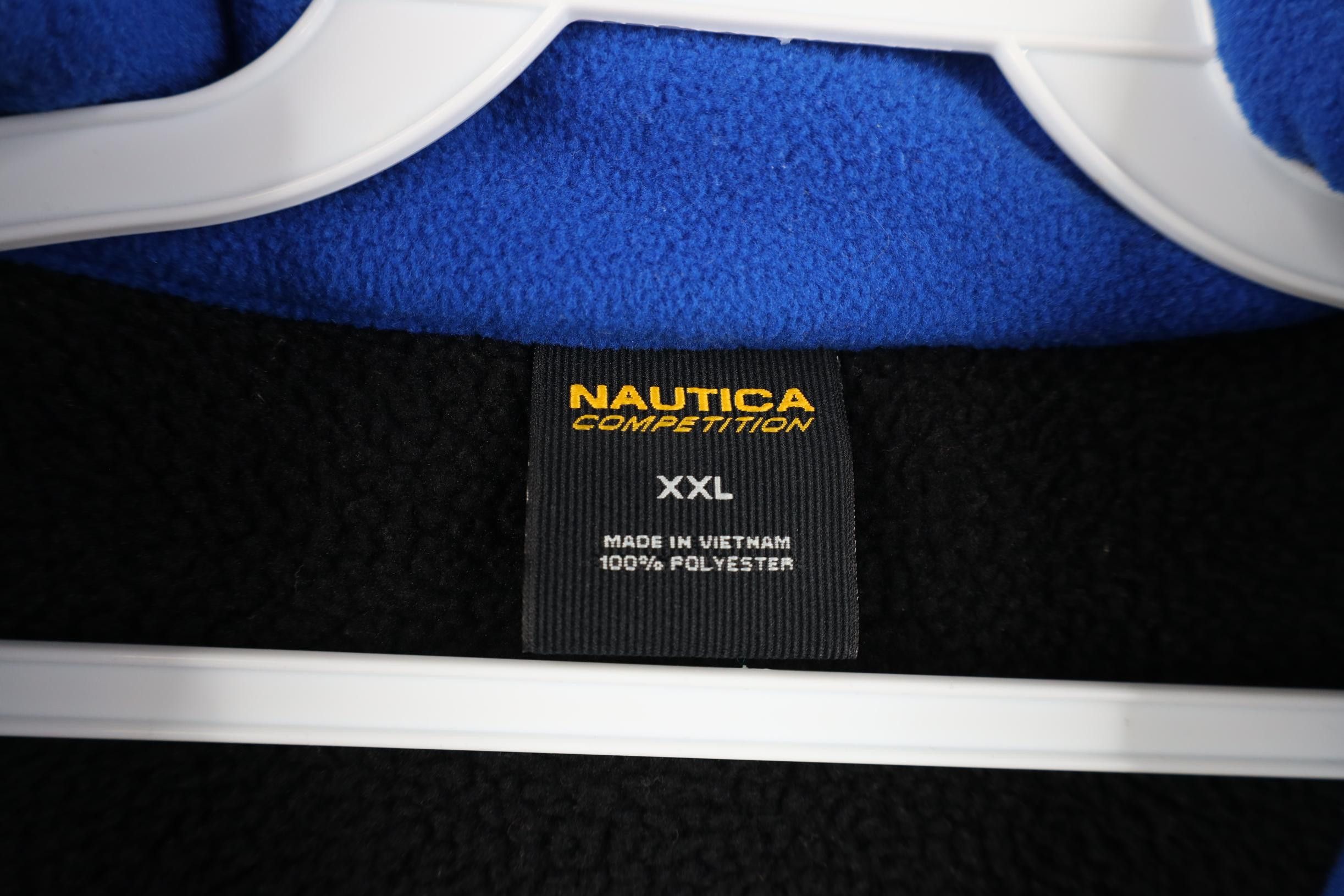 Nautica Vintage 90s Nautica Competition Full Zip Fleece Jacket Black Size US XXL / EU 58 / 5 - 5 Thumbnail