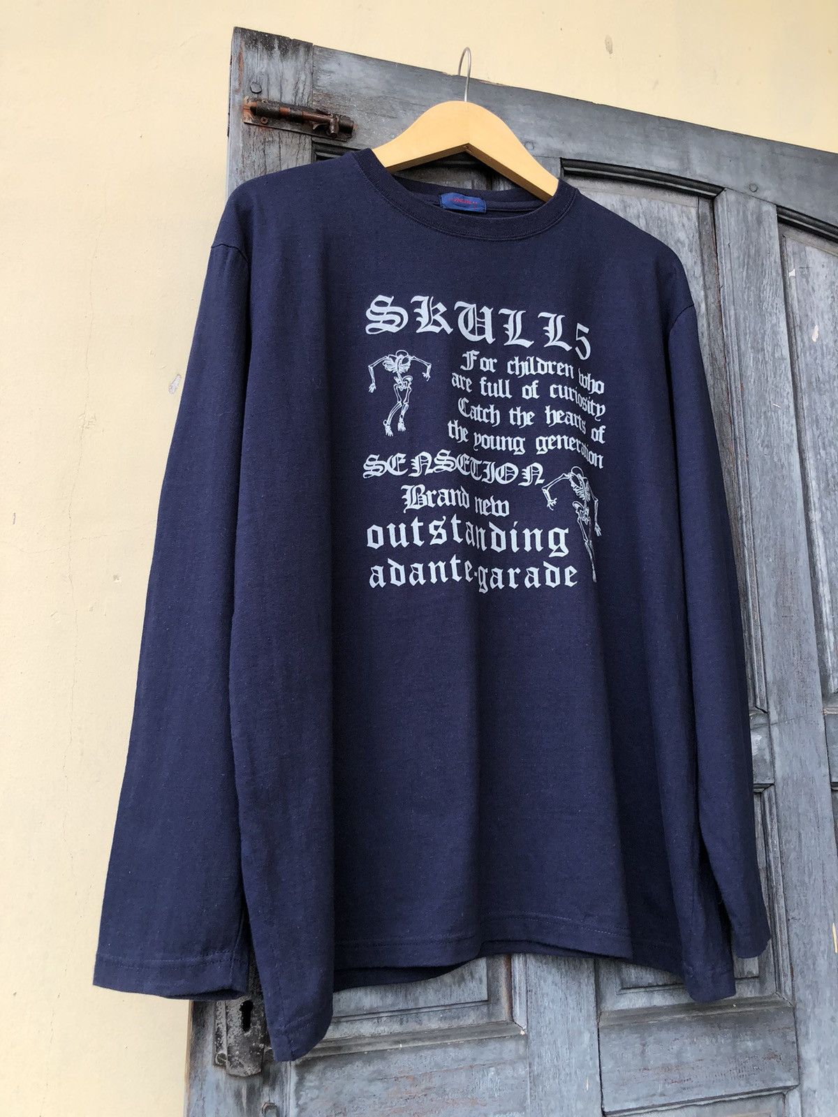 Japanese Brand Vincere Japanese Skull Poem Adante-Garade AKA Avant Garde Size US L / EU 52-54 / 3 - 6 Thumbnail