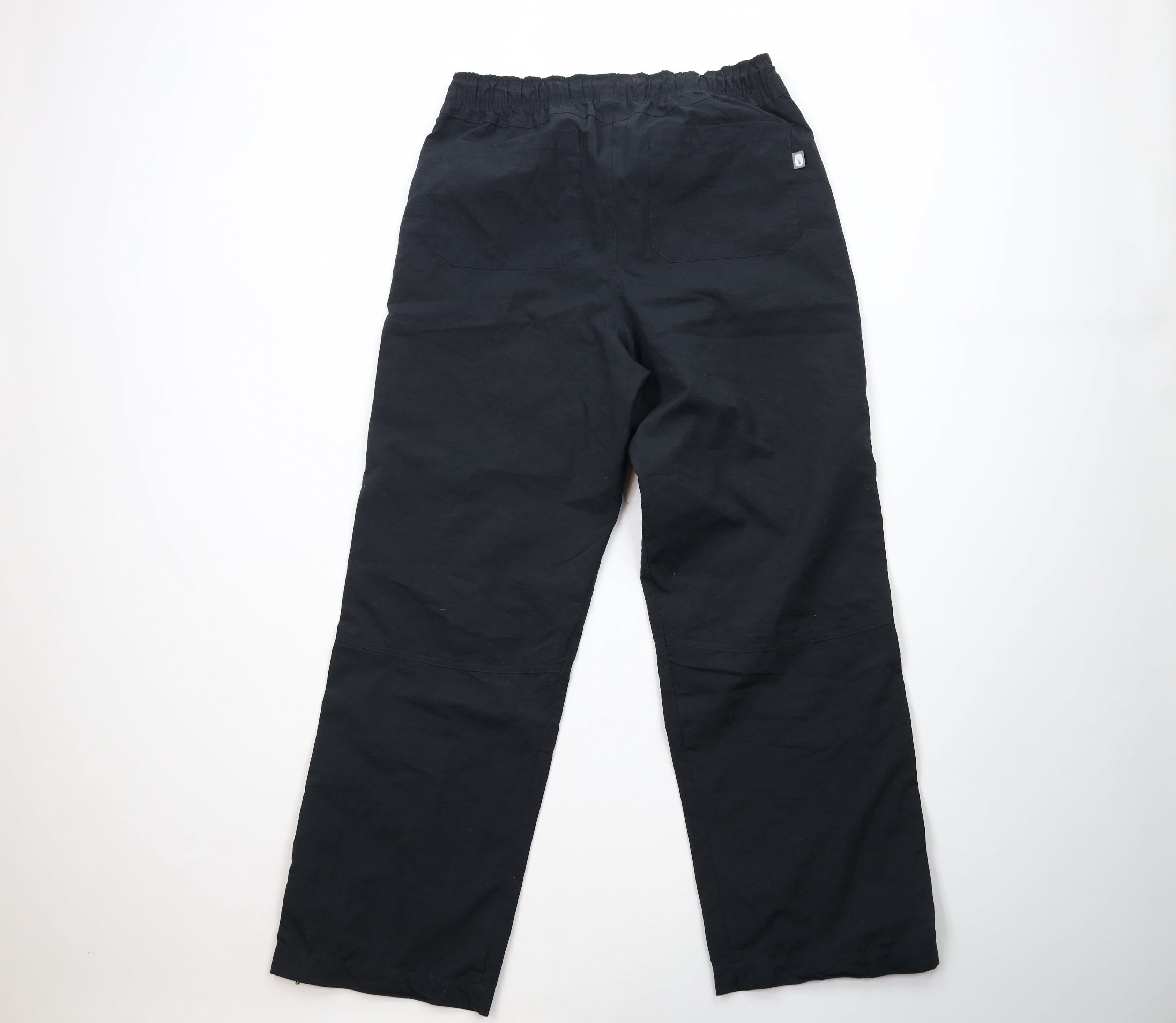 Nike × Vintage Vintage Nike Travis Scott Mini Swoosh Wide Leg Pants Black Size US 36 / EU 52 - 8 Thumbnail