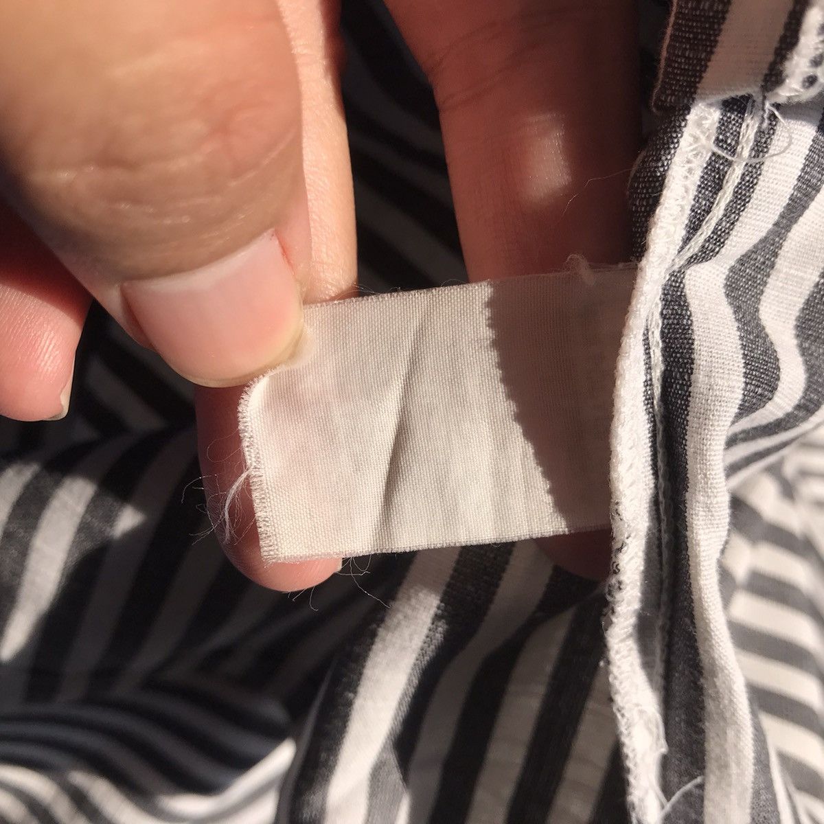Arrow × Vintage Vintage Ivy League Arrow Black White two tone stripes button Size US XL / EU 56 / 4 - 6 Thumbnail