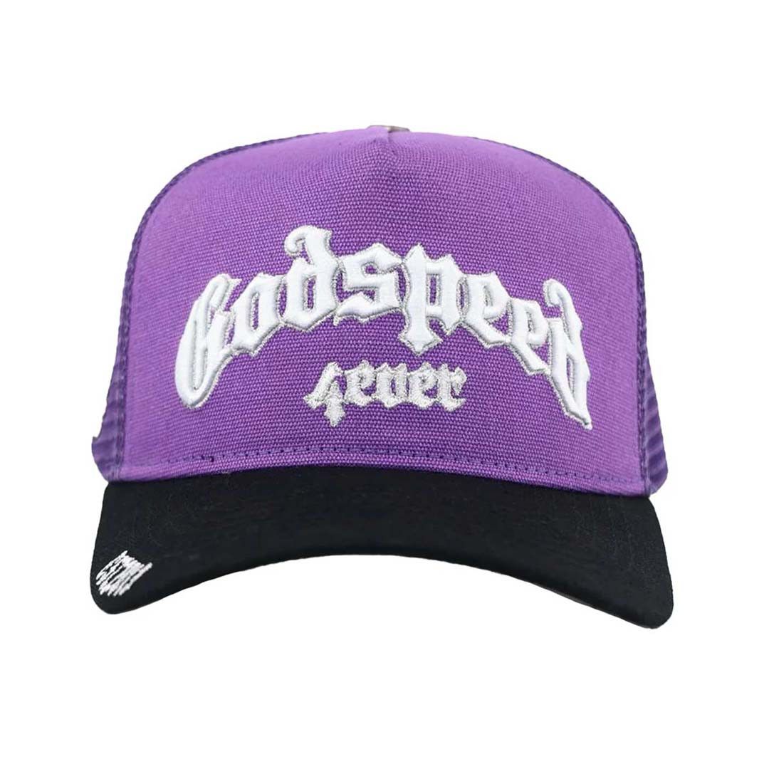 Godspeed Forever Trucker Hat Purple/Black Size ONE SIZE - 1 Thumbnail