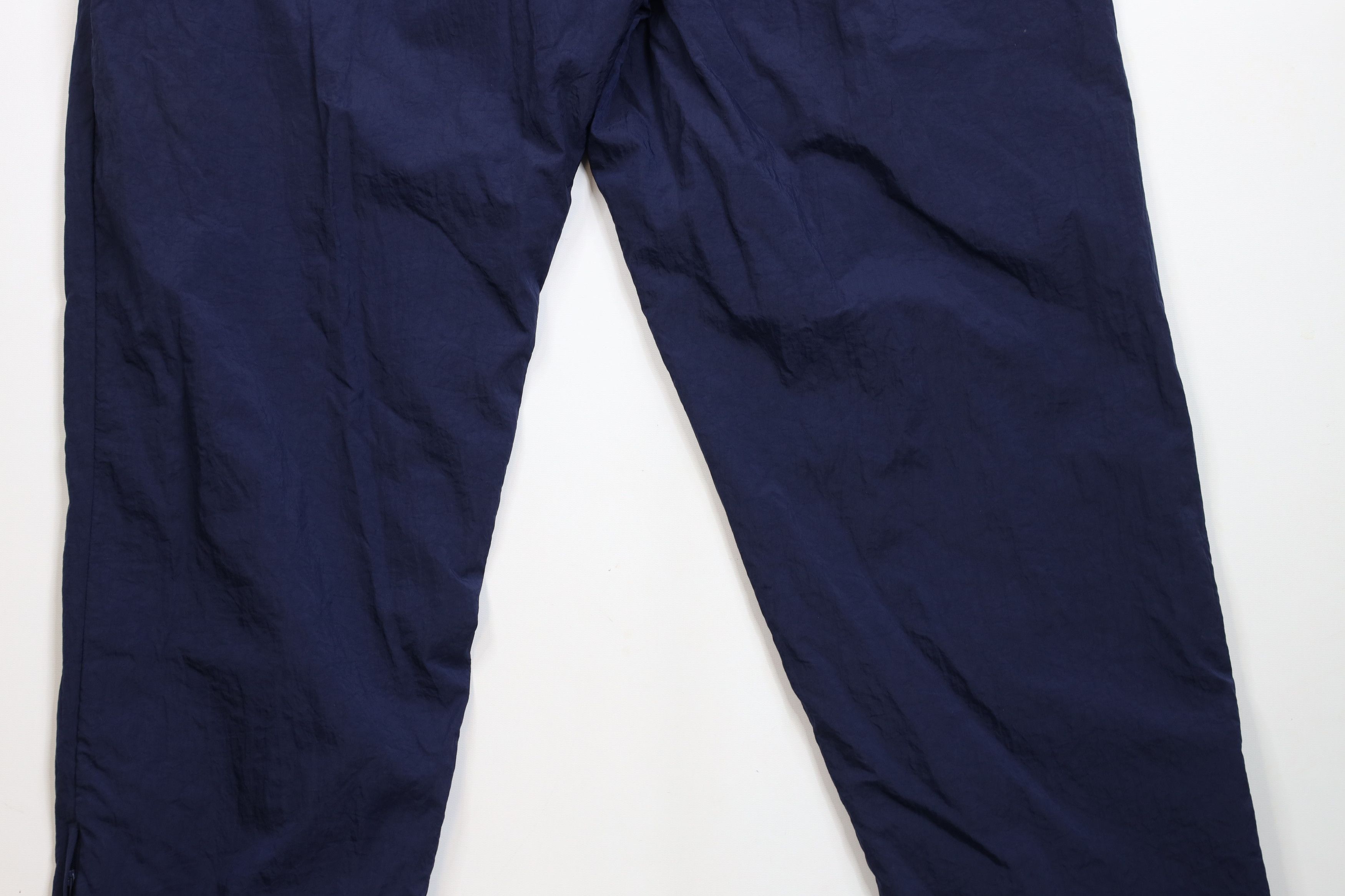 Adidas × Vintage Vintage 90s Adidas Lined Windbreaker Joggers Pants Navy Blue Size US 38 / EU 54 - 13 Thumbnail