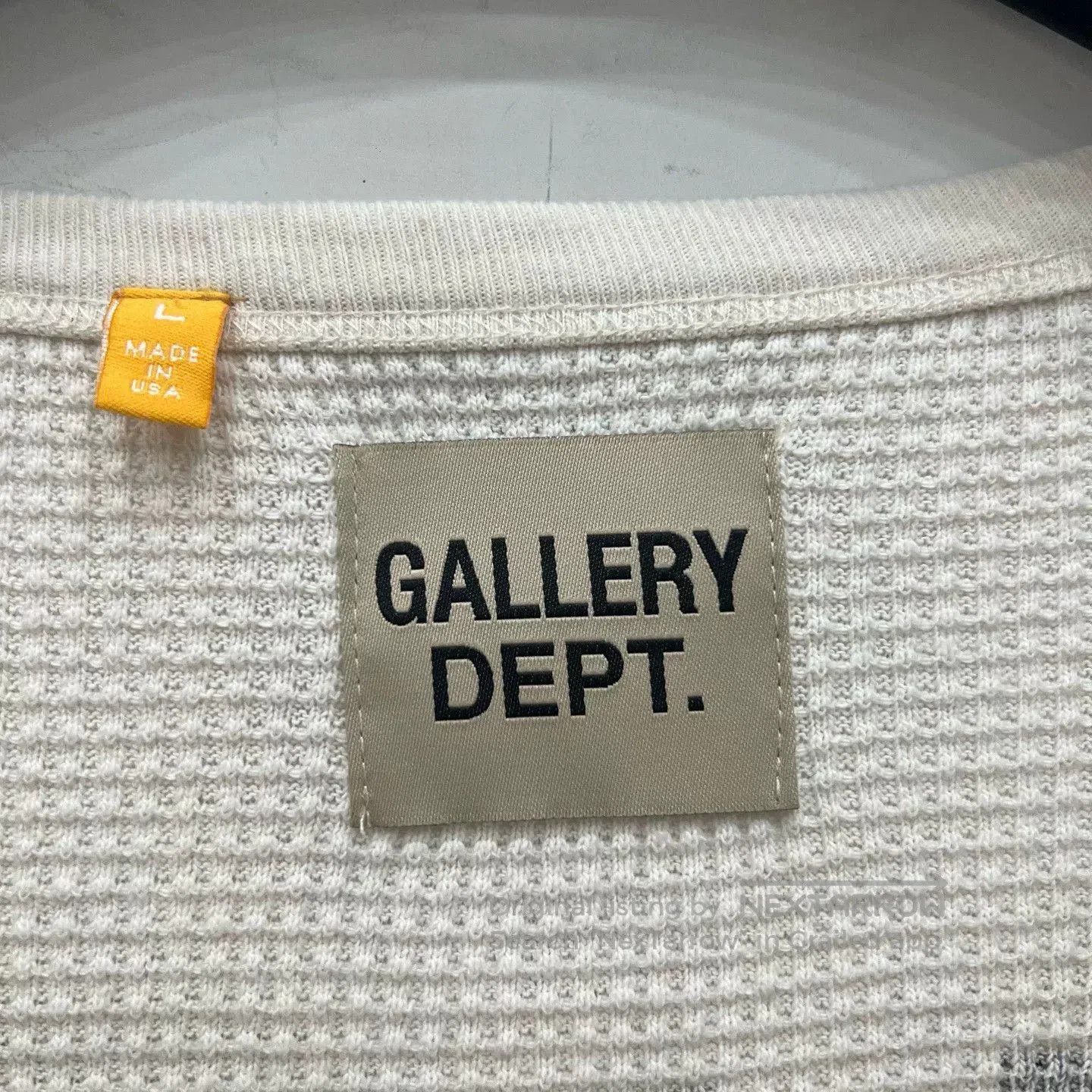 Gallery Dept. Gallery Dept Large Logo Waffle Long Sleeve. Size US L / EU 52-54 / 3 - 4 Thumbnail