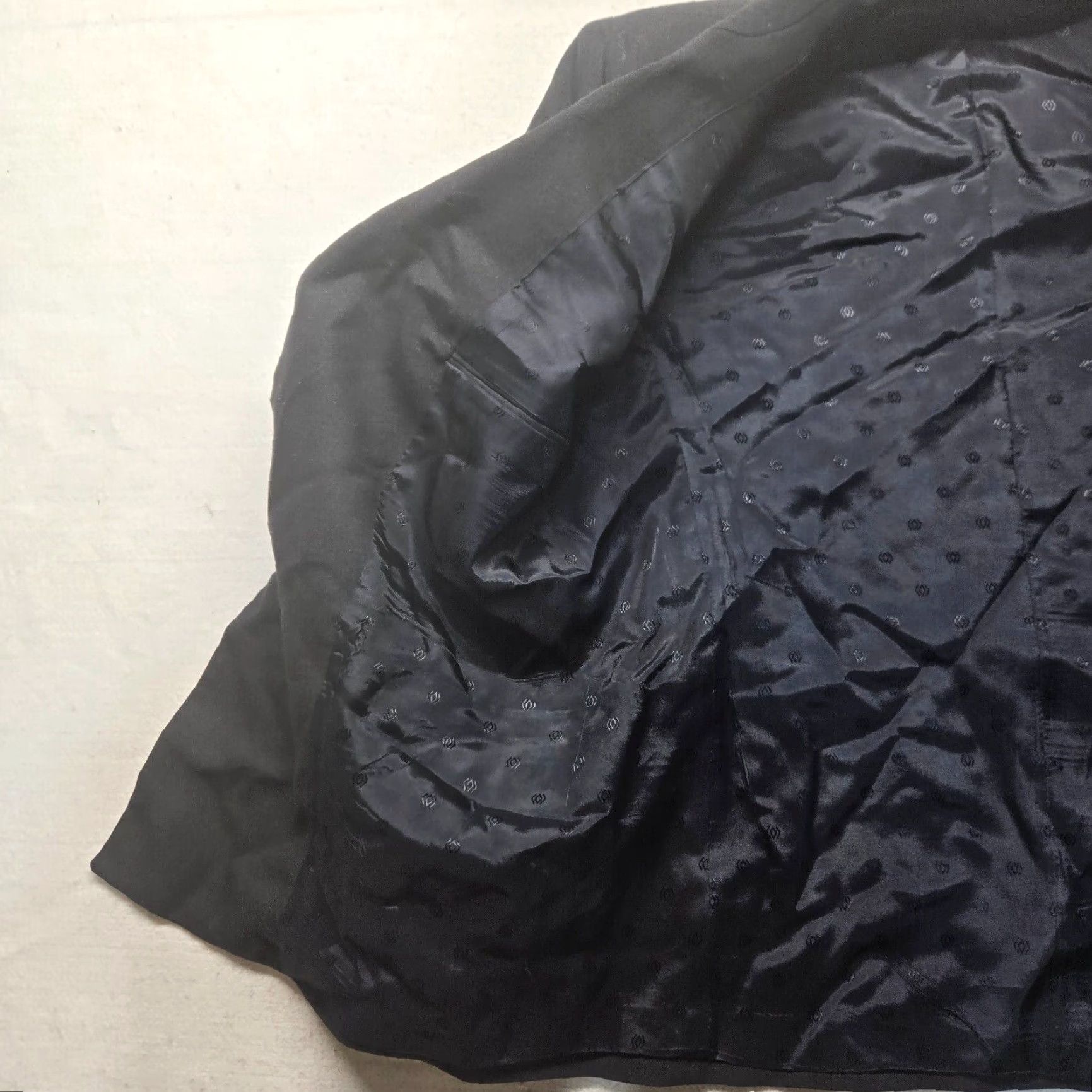 Vintage VINTAGE Cellini Men’s Blazer Jacket Coat - Black, Size 40R, Single-Breasted, Formal Business Suit Size 40R - 4 Thumbnail