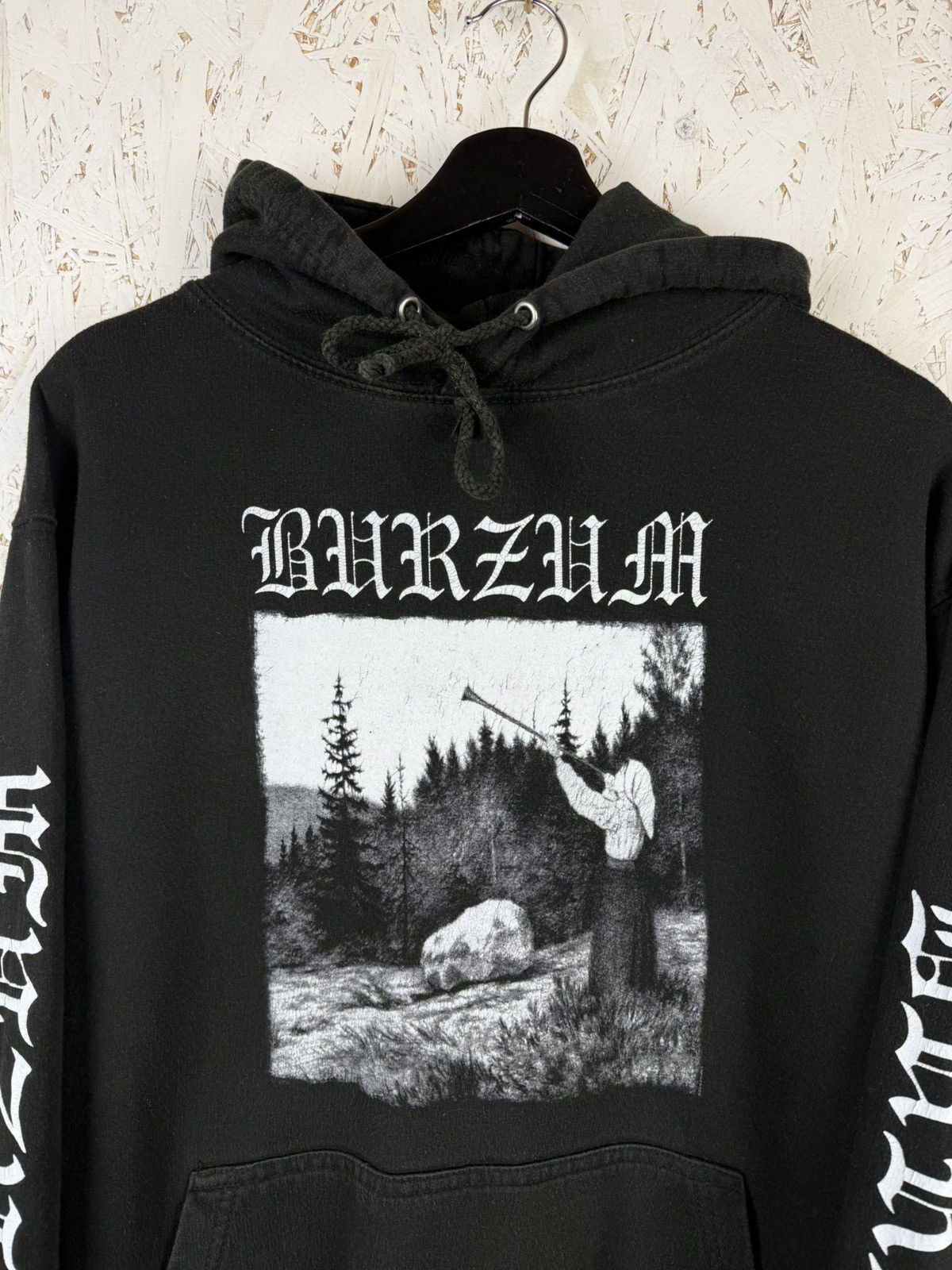 Band Tees Vintage Burzum Filosofem Black Metal Band Hoodie Size M Size US M / EU 48-50 / 2 - 2 Thumbnail