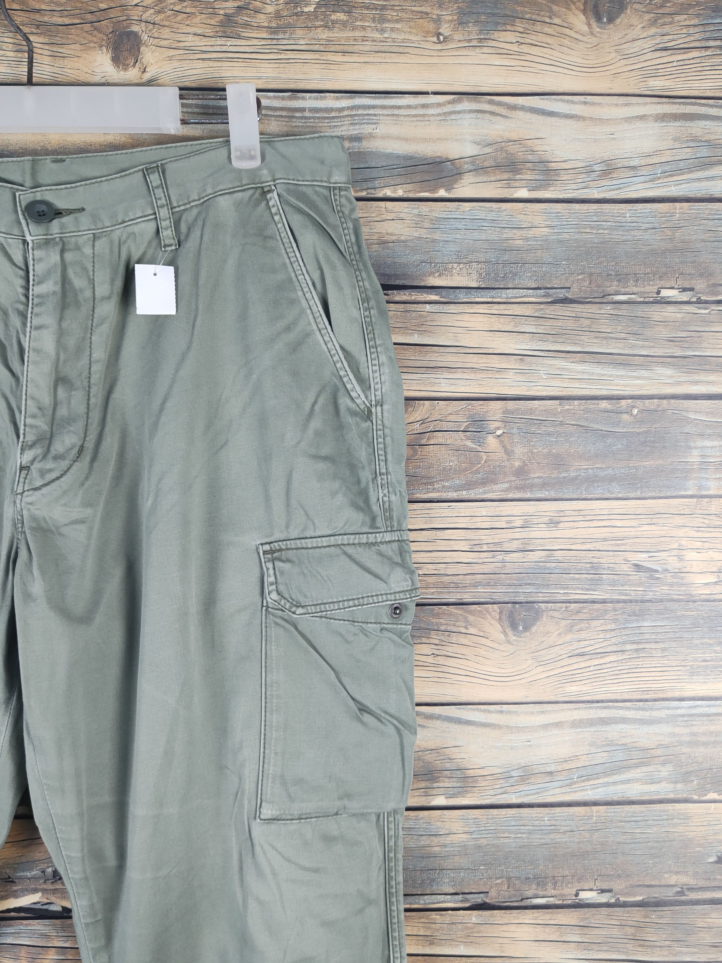 Japanese Brand DL Japanese Brand Green Multipocket Cargo Pants #1573 Size US 35 - 5 Thumbnail