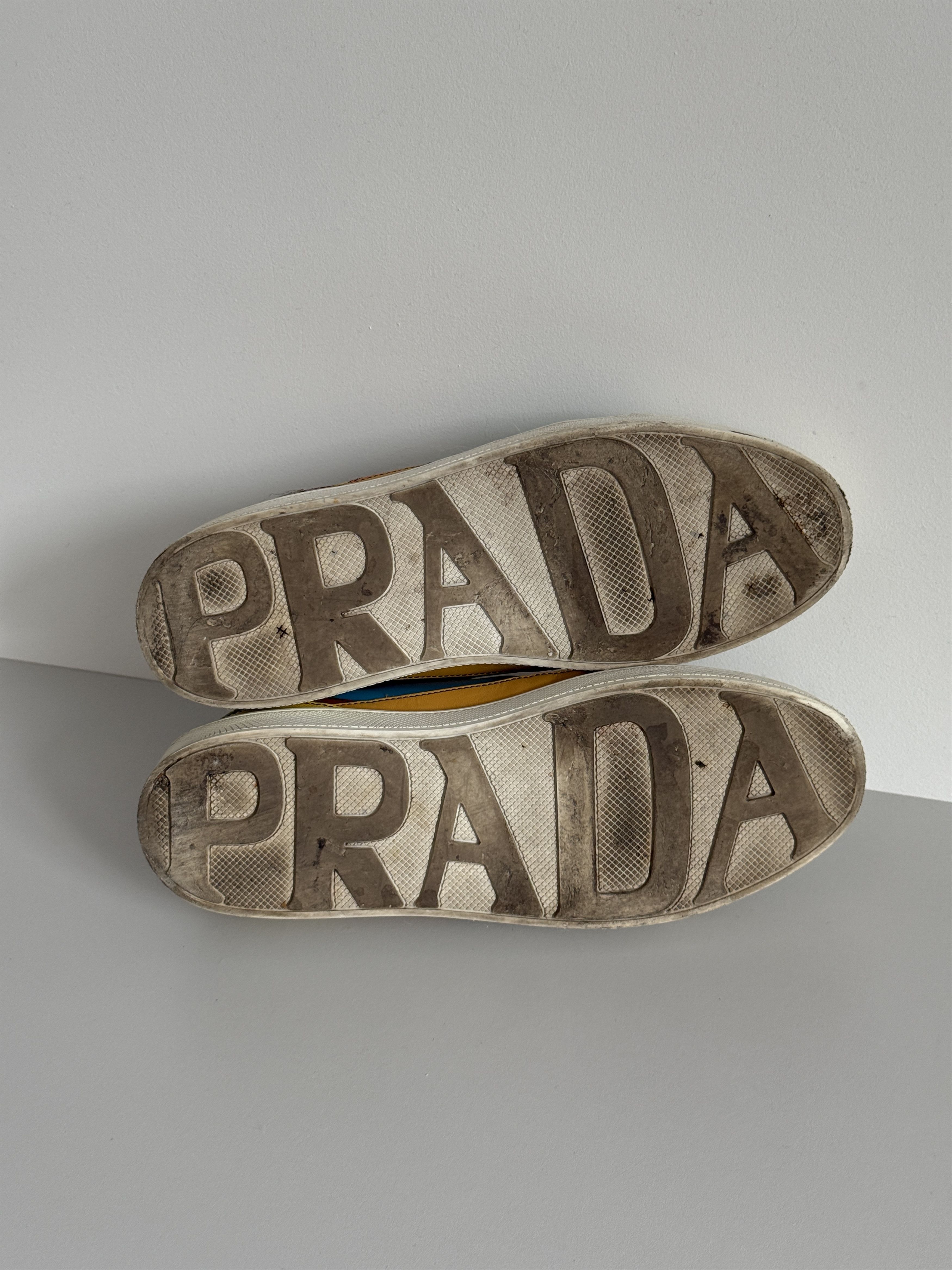 Prada Prada Egyptian Pyramid Low Sneakers Size US 8 / IT 38 - 4 Thumbnail