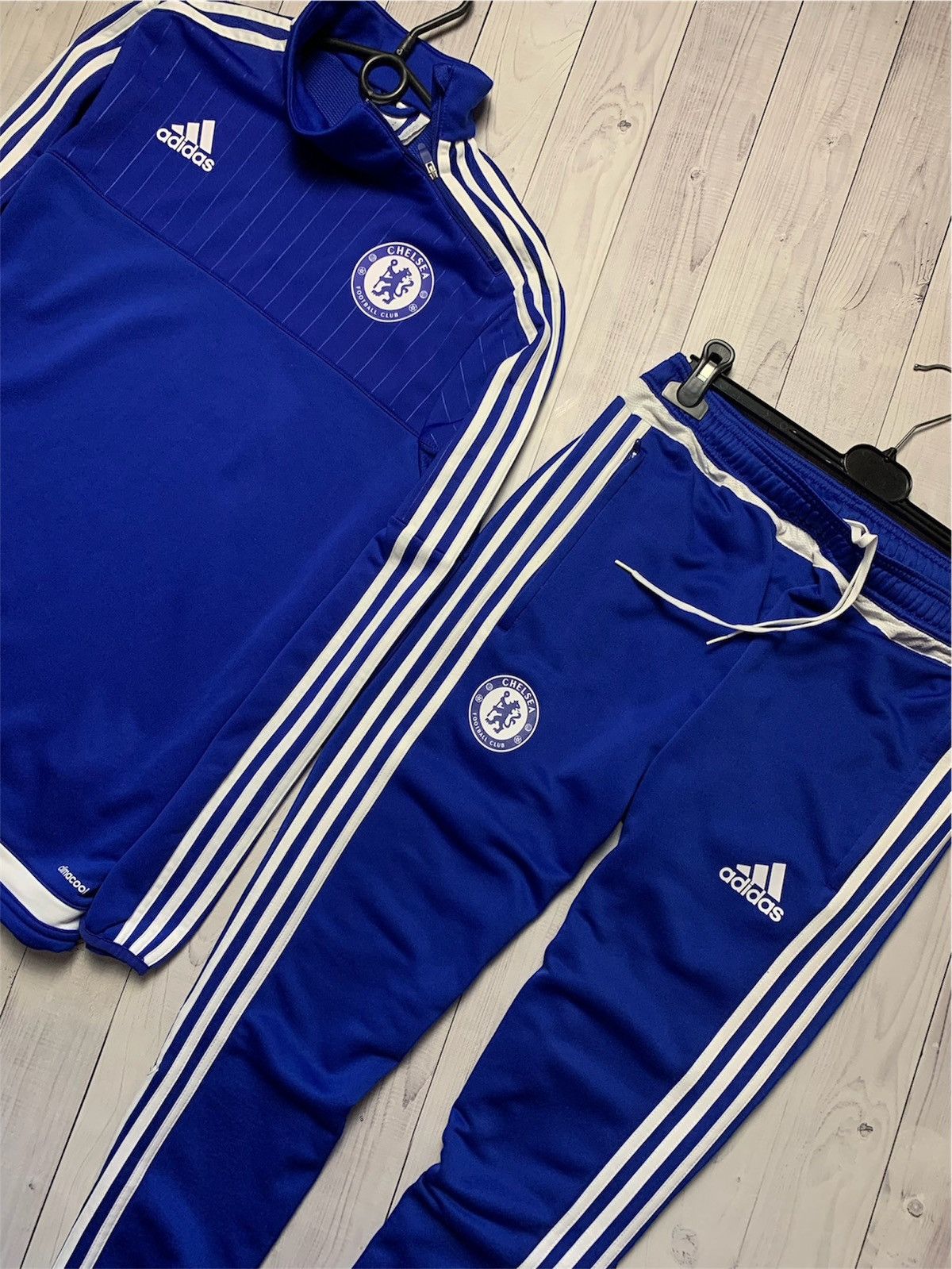 Chelsea Soccer × Vintage Adidas vintage soccer suit Chelsea climacool Size M Size US M / EU 48-50 / 2 - 2 Thumbnail