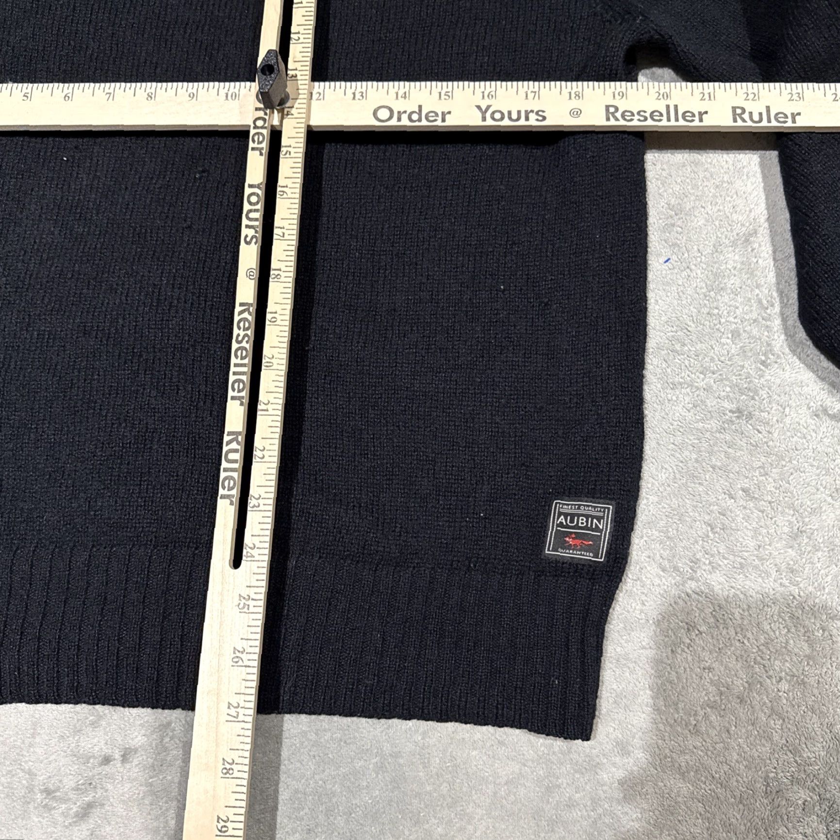 Vintage Aubin 100% Shetland Wool Sweater Mens Large Black Crewneck Jumper Size US L / EU 52-54 / 3 - 6 Thumbnail