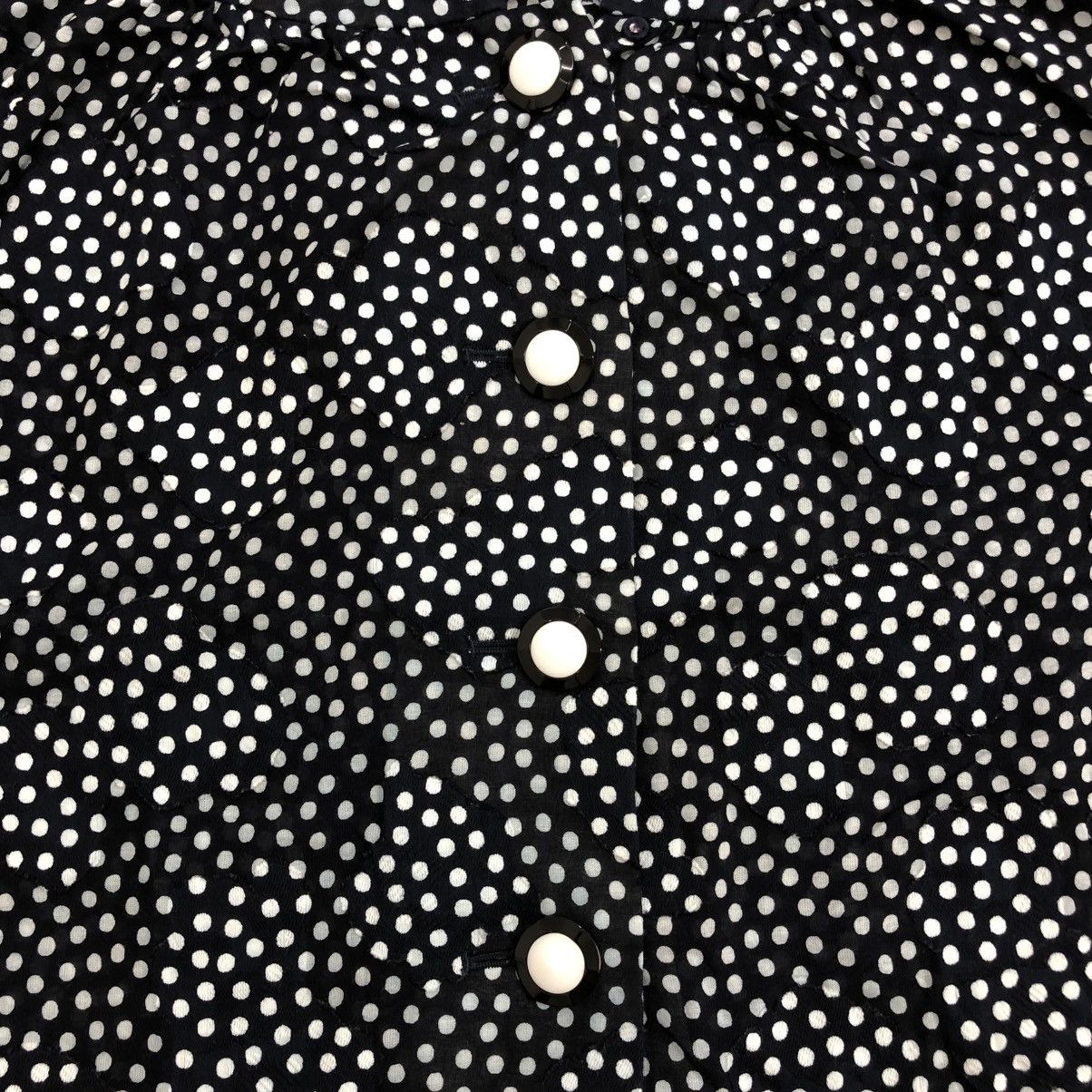 Givenchy × Vintage Vintage Givenchy Nouvelle Boutique Polkadot Button Up Shirt Size M / US 6-8 / IT 42-44 - 6 Thumbnail