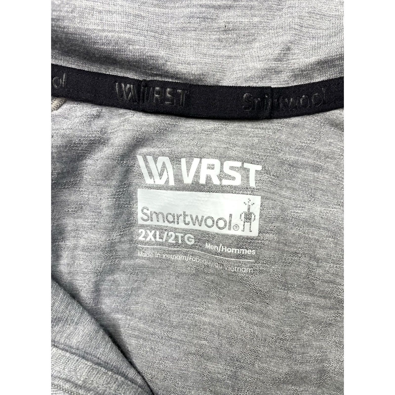 Smartwool VRST Smartwool Mens Merino Wool 1/4 Zip Pullover Gray 2XL Base Size US XXL / EU 58 / 5 - 3 Thumbnail